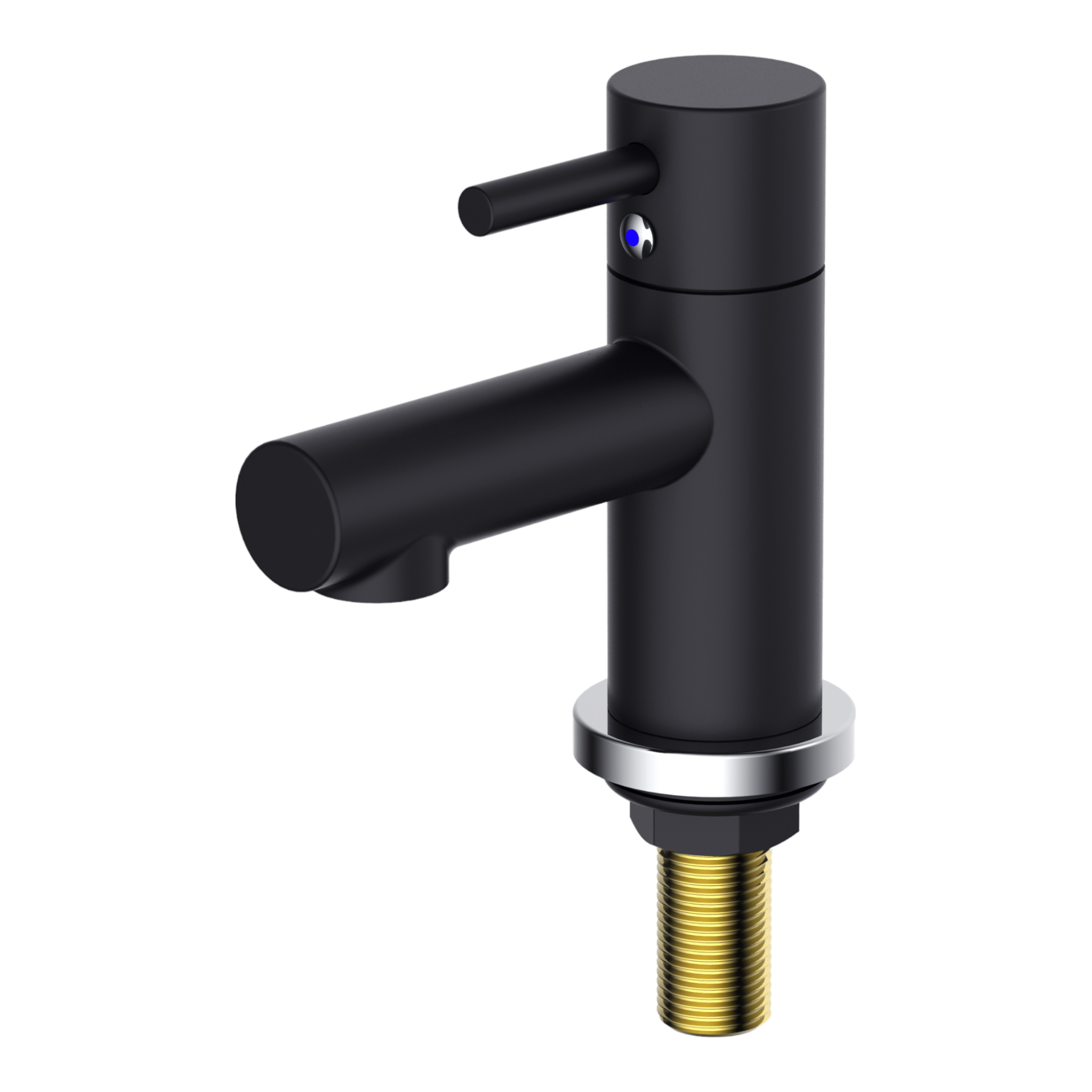 Grifo monomando para lavabo negro