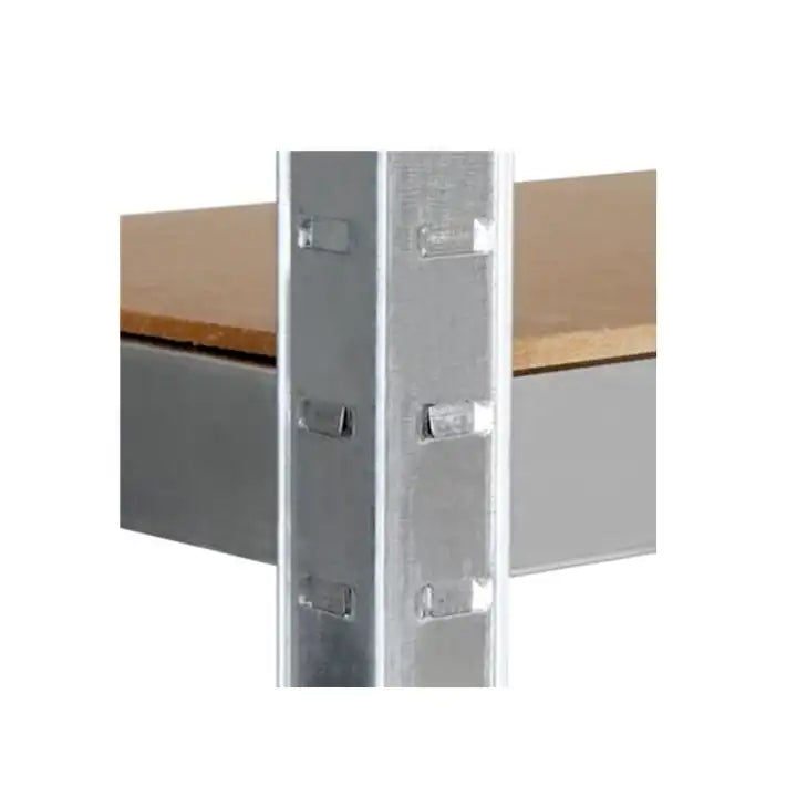 Estante esquinero resistente zinc 77x77x40x40x42x180 cm