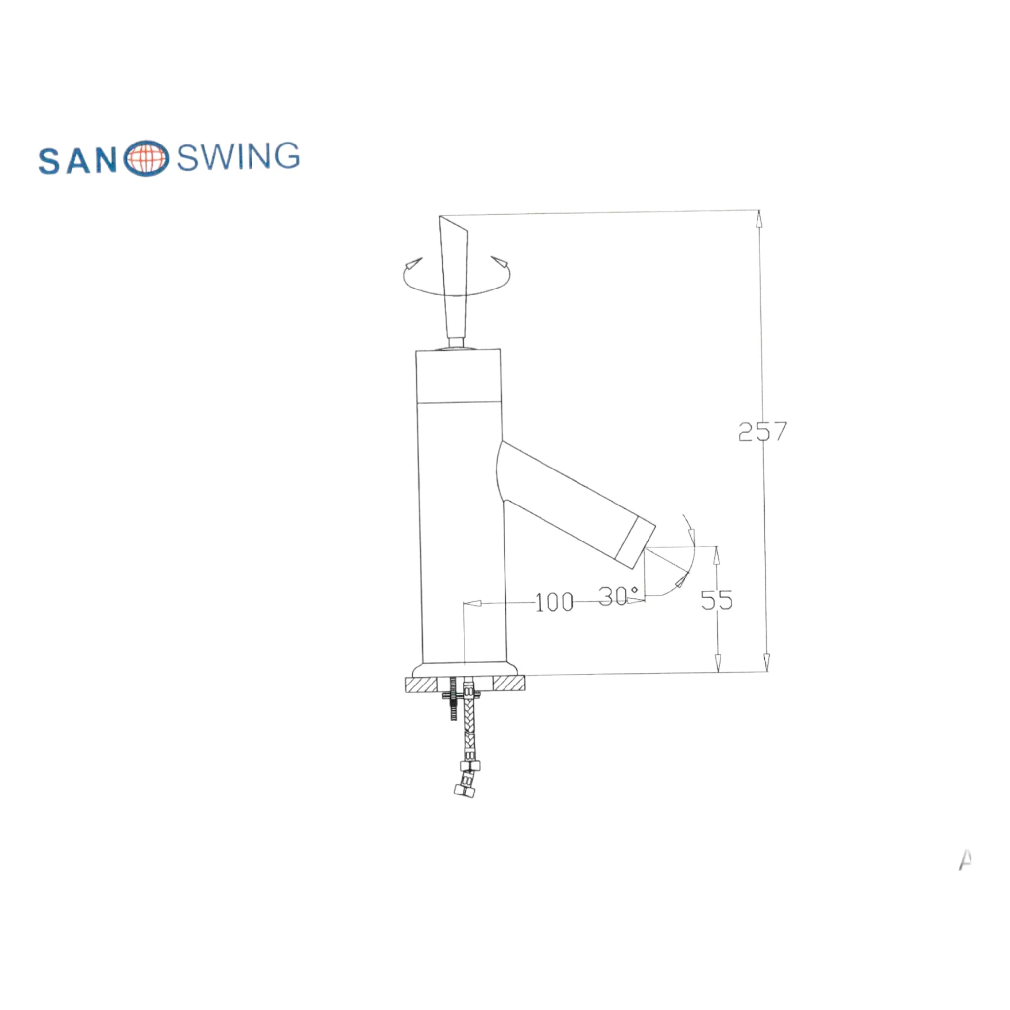 Grifería para lavabo SANOSWING
