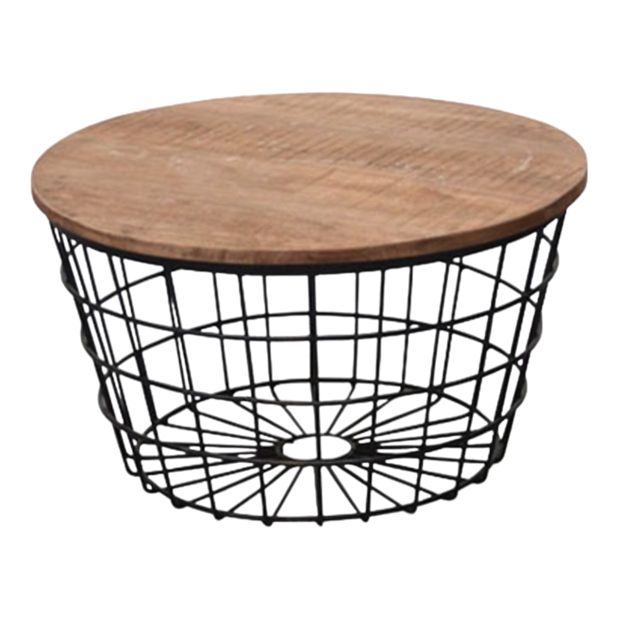 Mesa auxiliar de estilo industrial Estocolmo