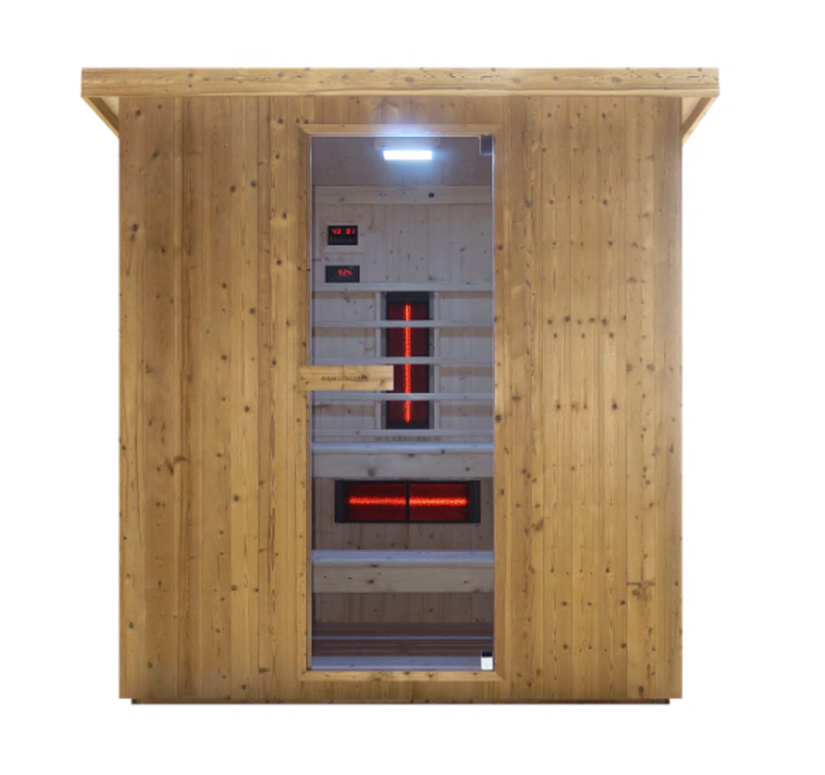 Outdoor combination sauna and infrared cabin LAHTI for 4 - 6 people