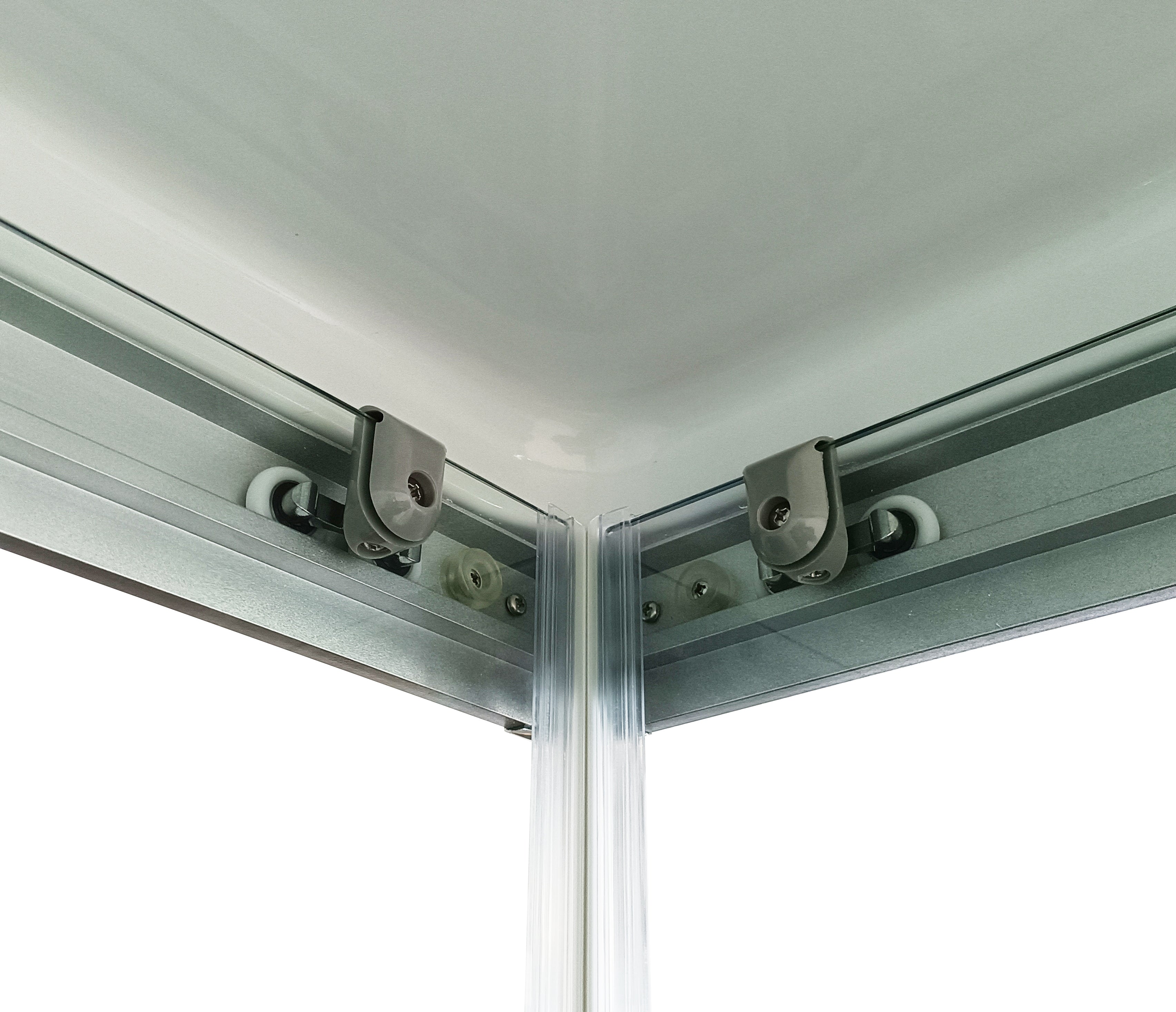 Cabina de ducha completa TWIST 2 con montaje rápido 90x90x215 cm