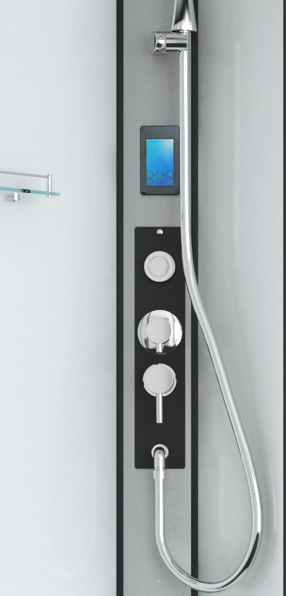 Komplettduschkabine AUSTIN BLACK - mit Schnellmontage 90 x 90 x 215 cm