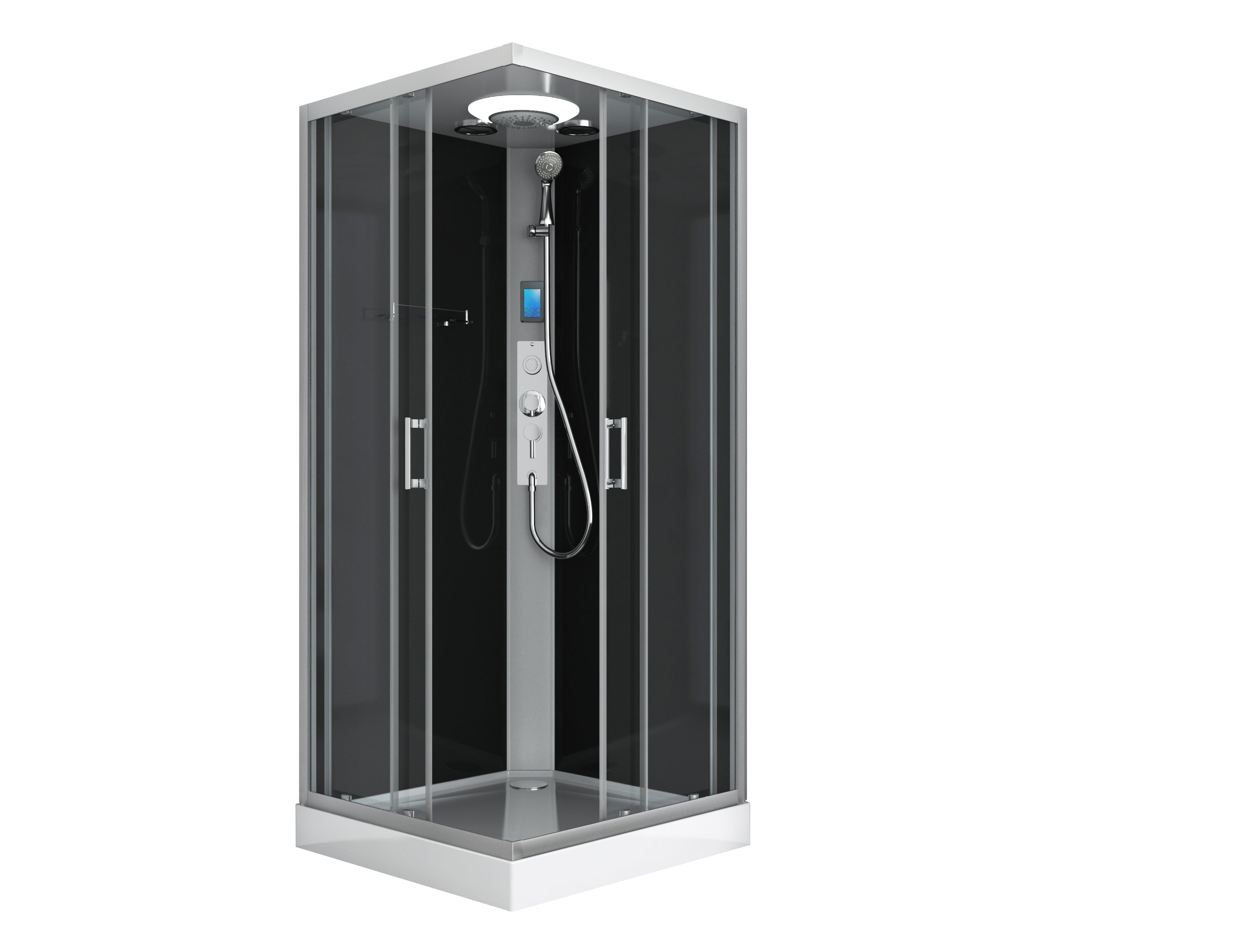 Complete shower enclosure Miami - with quick assembly 90 x 90 x 215 cm