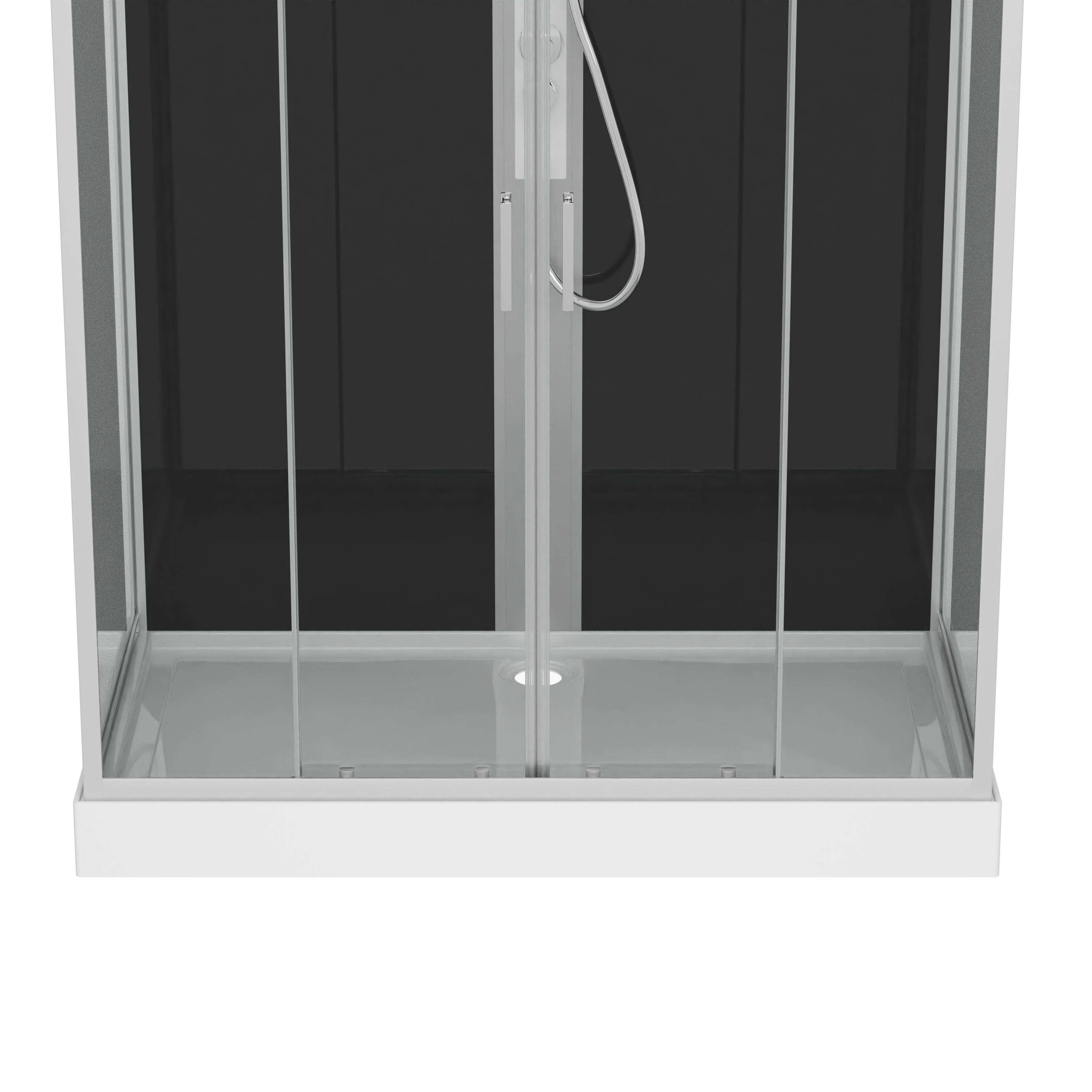 Complete shower enclosure New York - with quick assembly 90 x 160 x 215 cm