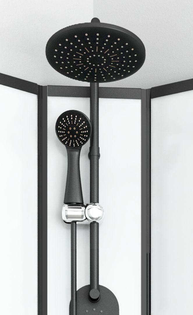 Complete shower enclosure EPIC 3 with quick assembly 80x120x235 cm