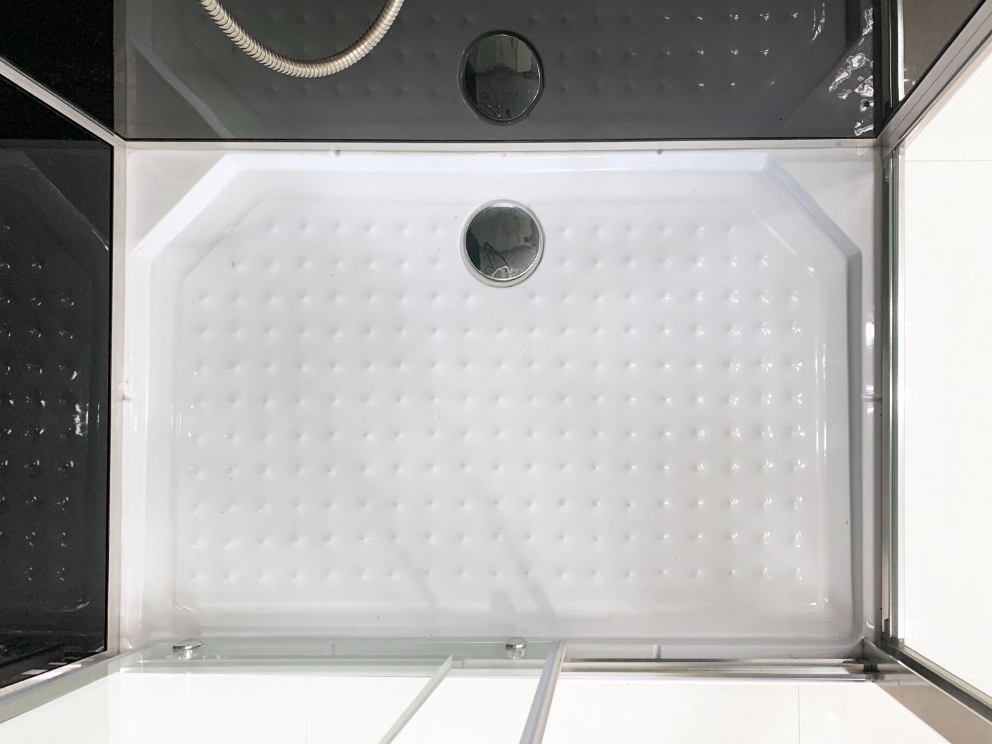 Complete shower enclosure TREND 3 with quick assembly 80x120x215 cm