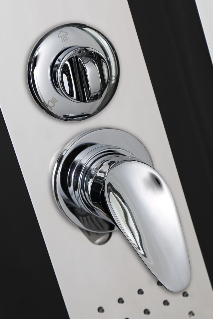 Complete shower enclosure TREND 3 with quick assembly 80x120x215 cm