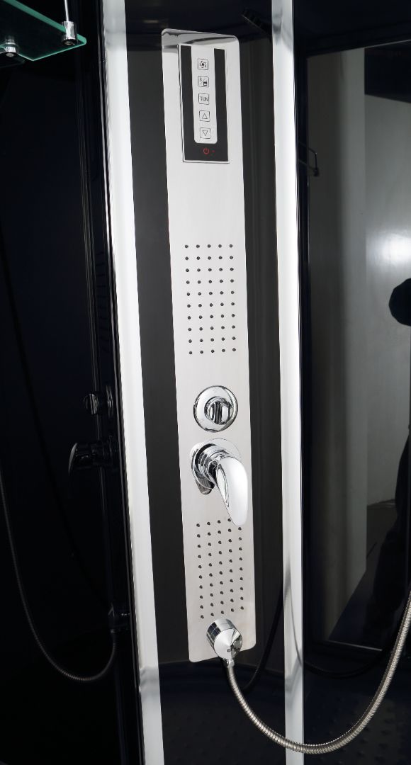Complete shower enclosure TREND 3 with quick assembly 80x120x215 cm