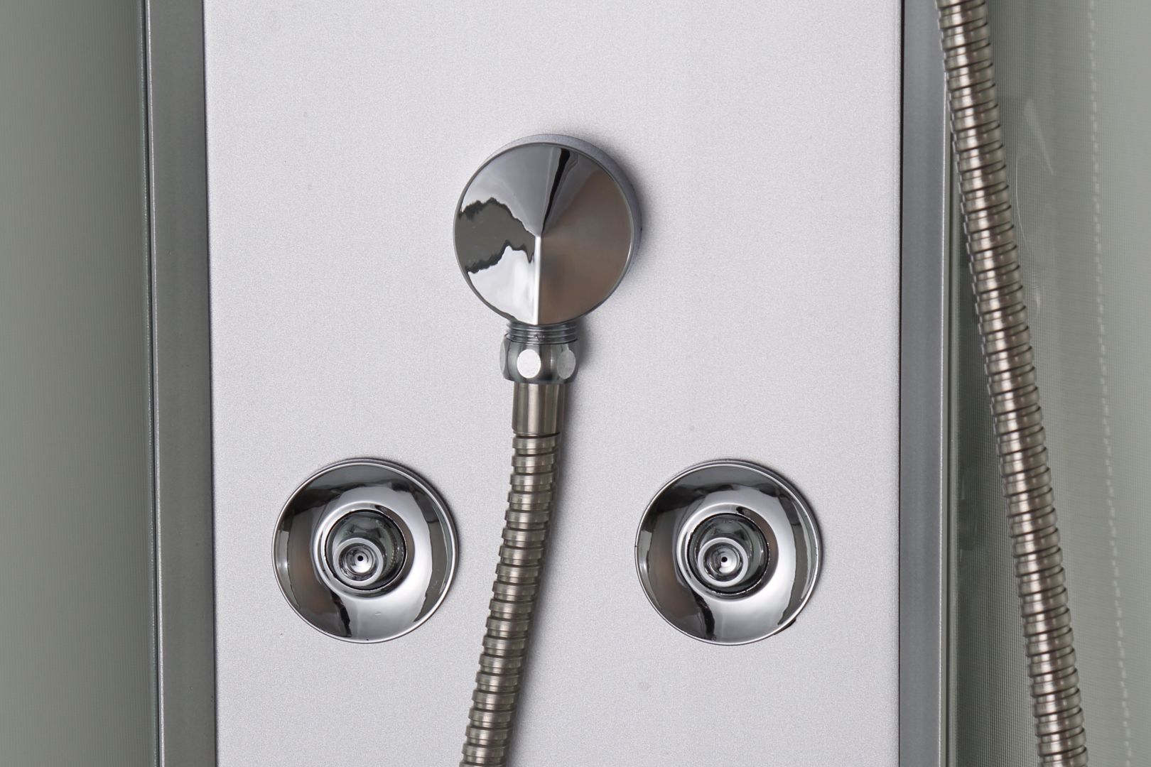 Komplettduschkabine RELAX BLACK 90x90x215 cm