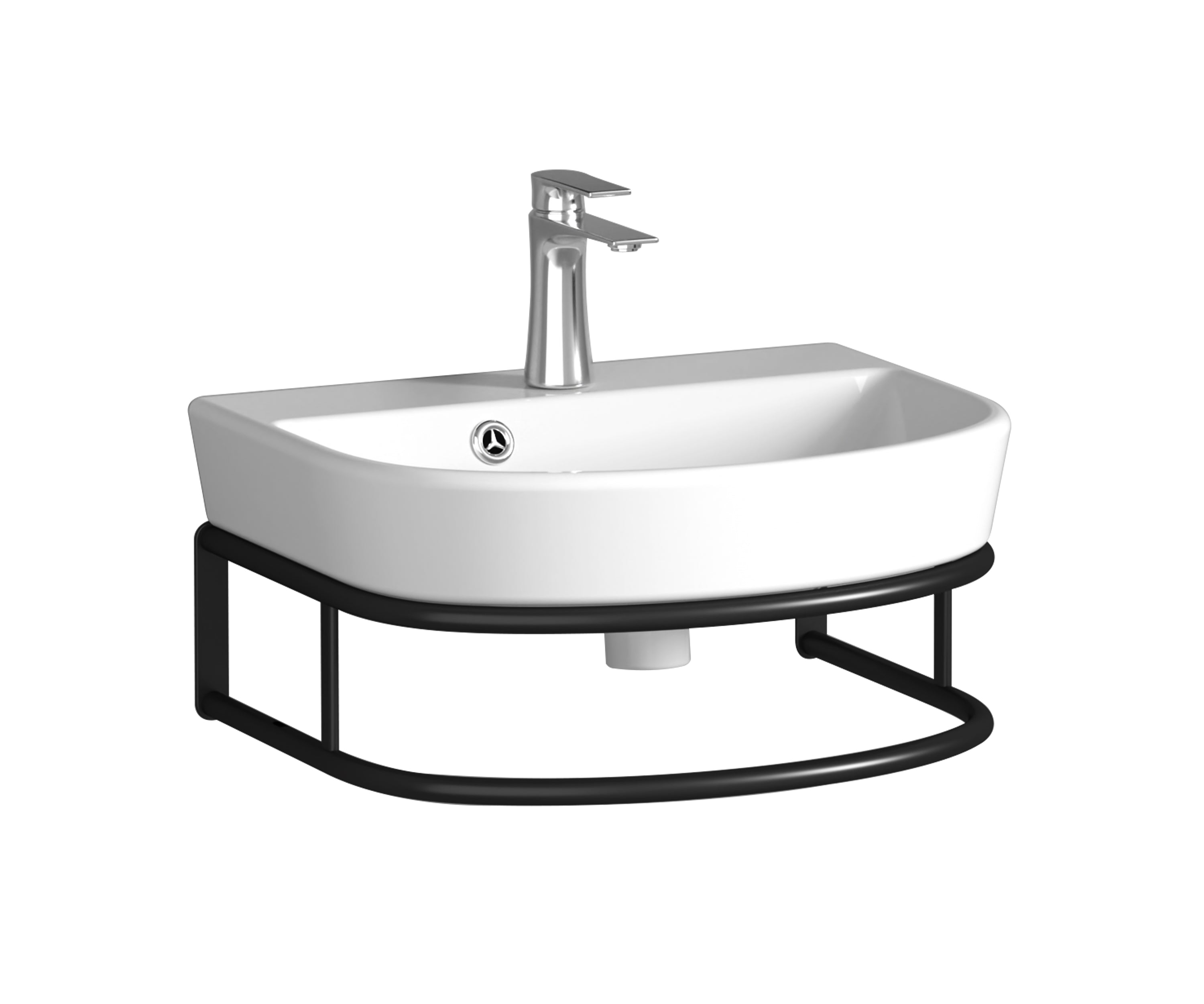 Conjunto de consola de lavabo DELTA 45 con espejo y estante