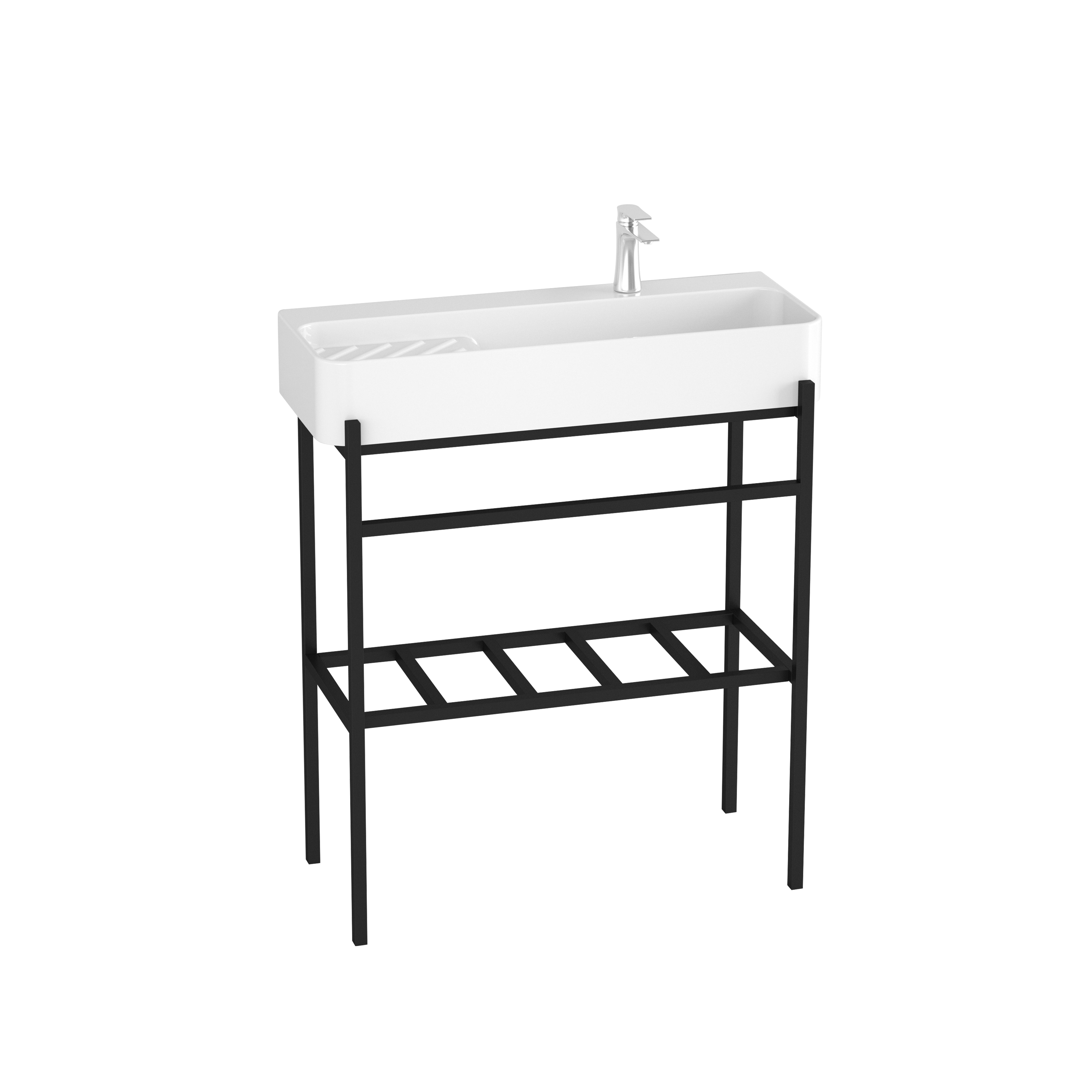 Conjunto de consola de lavabo DELTA 80 con patas