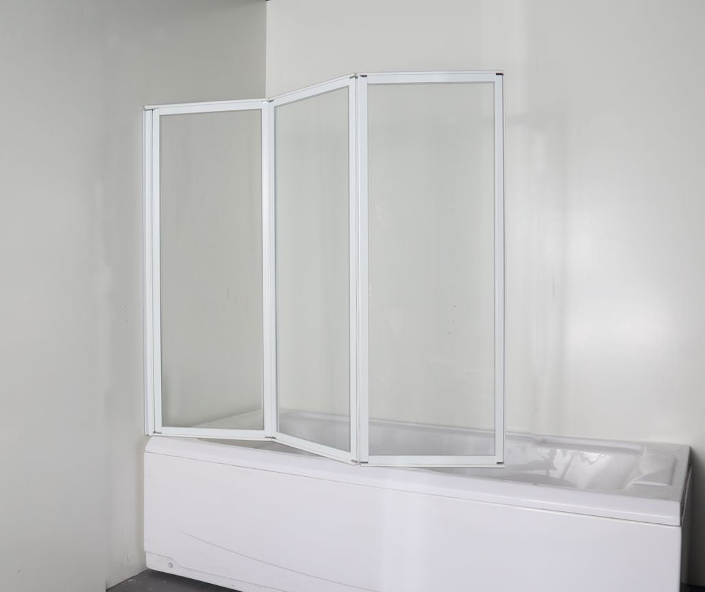 Duschtrennwand NIL 130-131x121 cm weiß