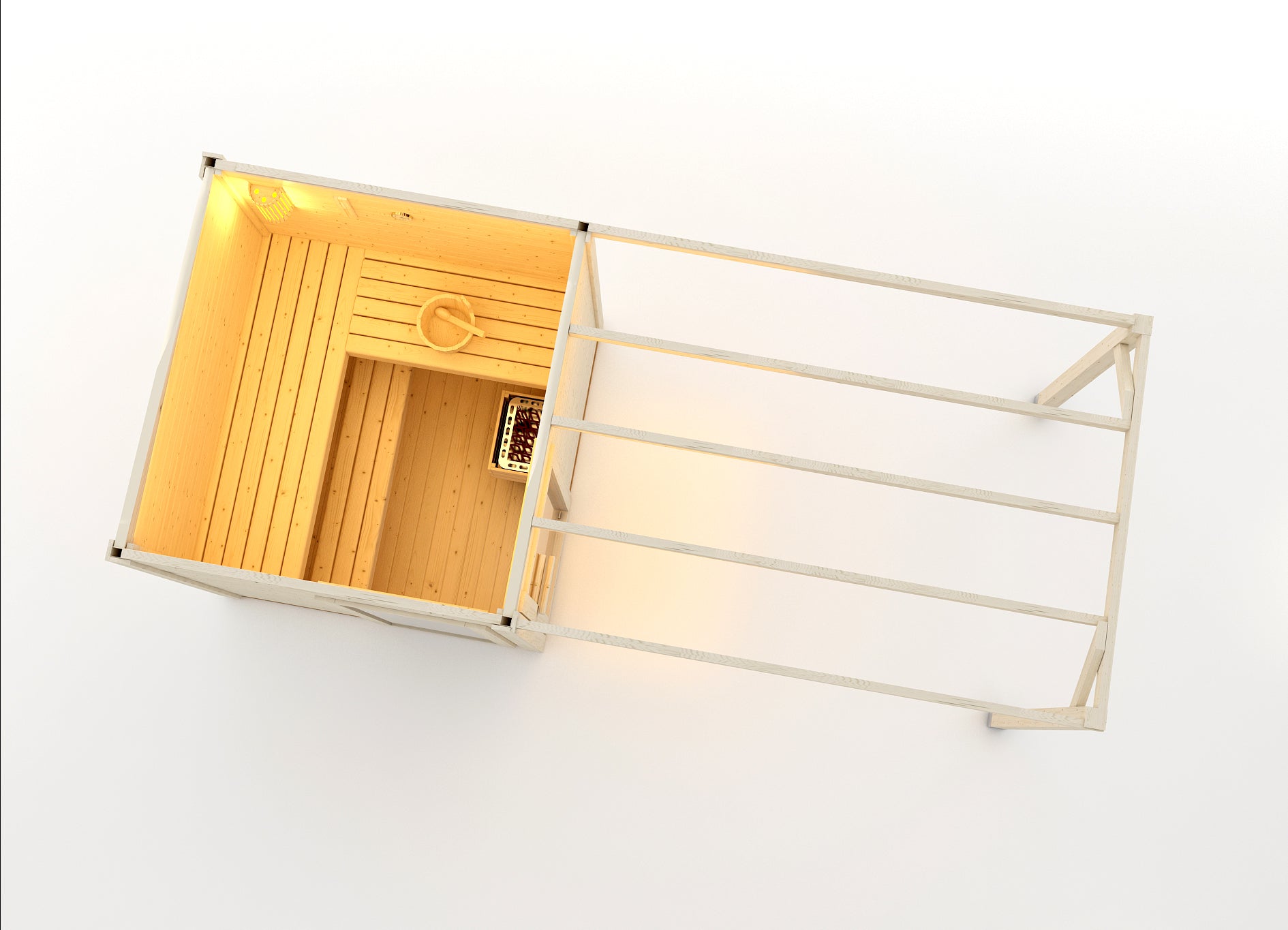 Outdoor sauna RAUMA for 4 - 5 people