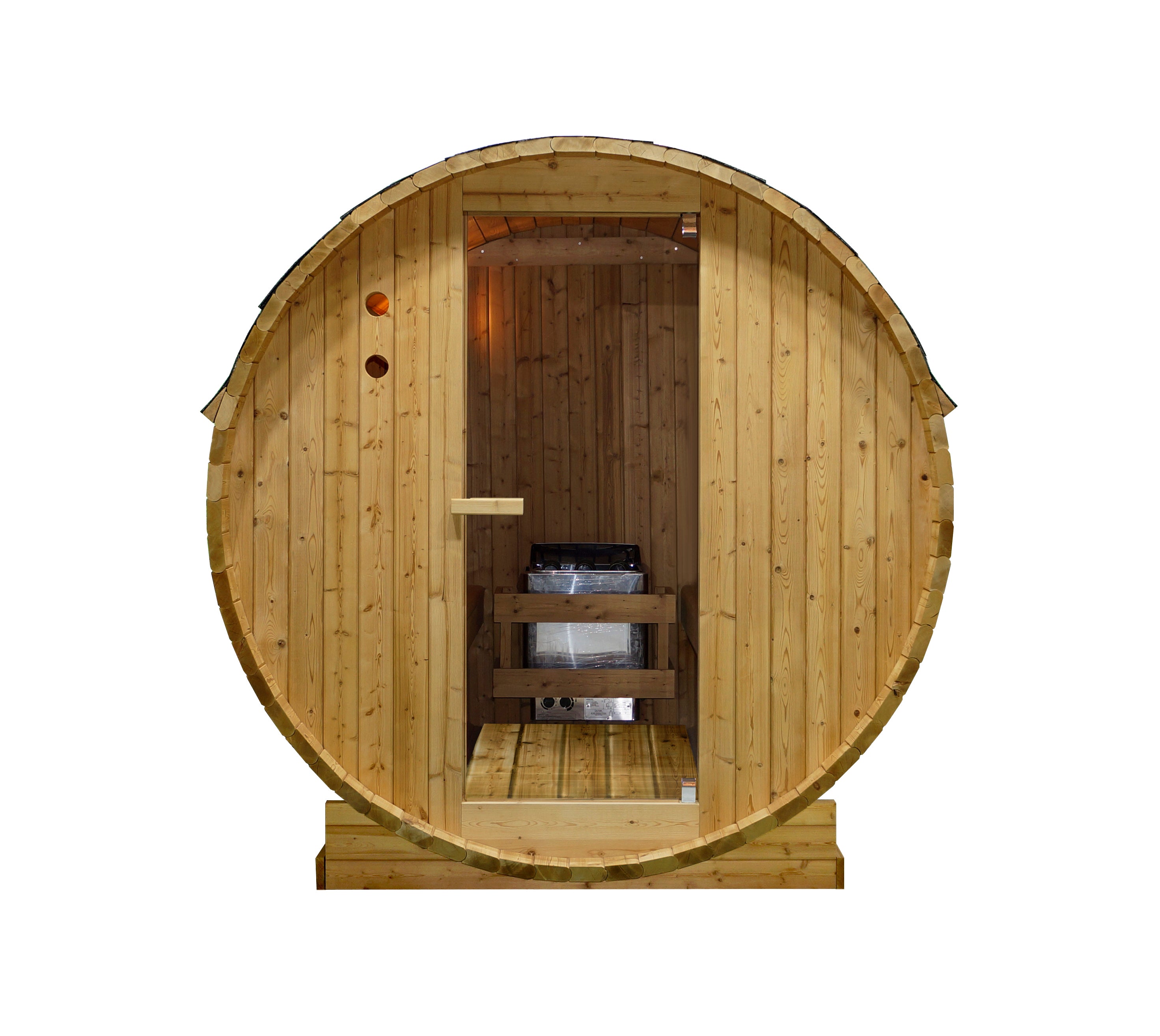 Outdoor barrel sauna TROMSÖ XL for 6 people