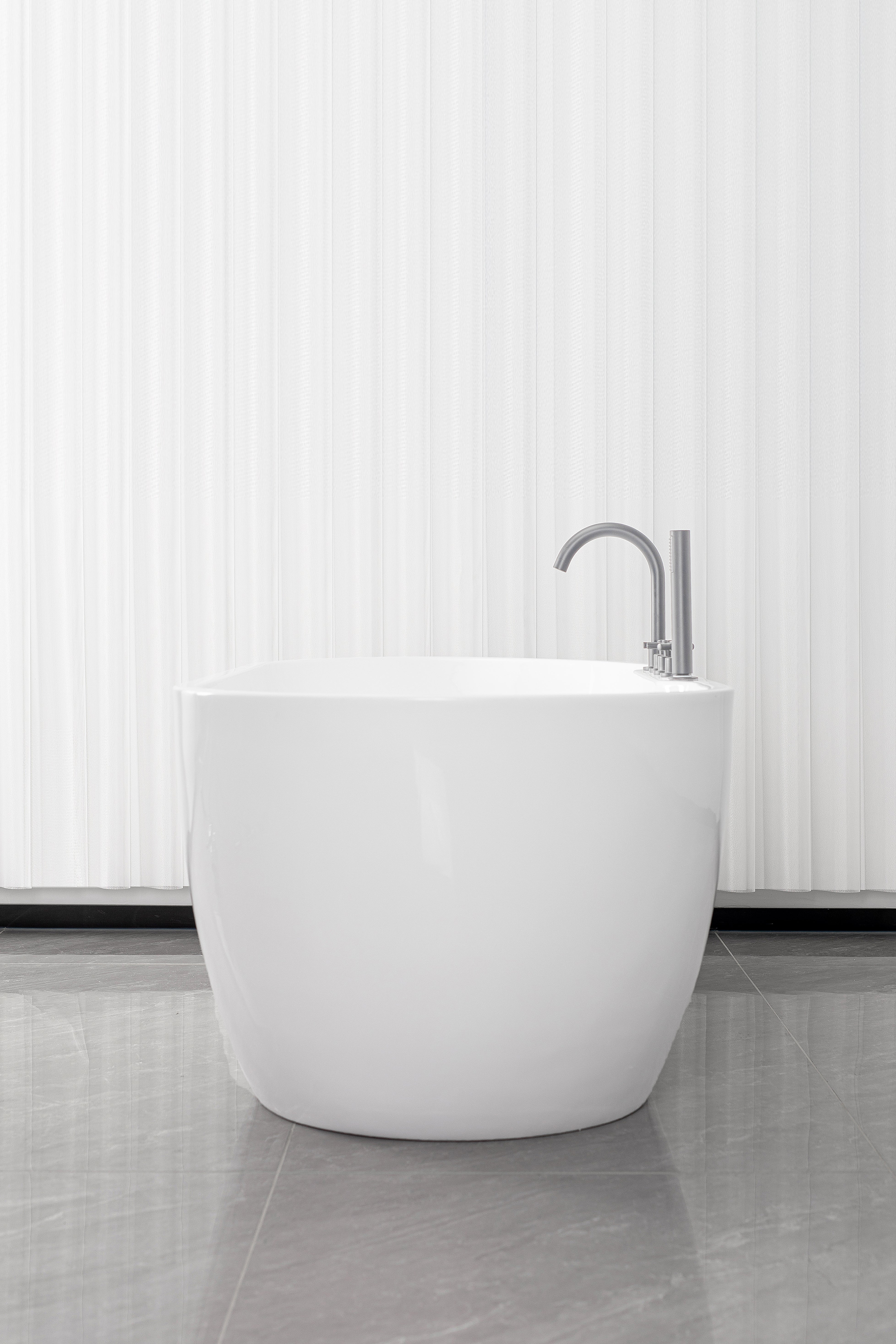 Bañera exenta ARUBA cromo 170x75x58 cm