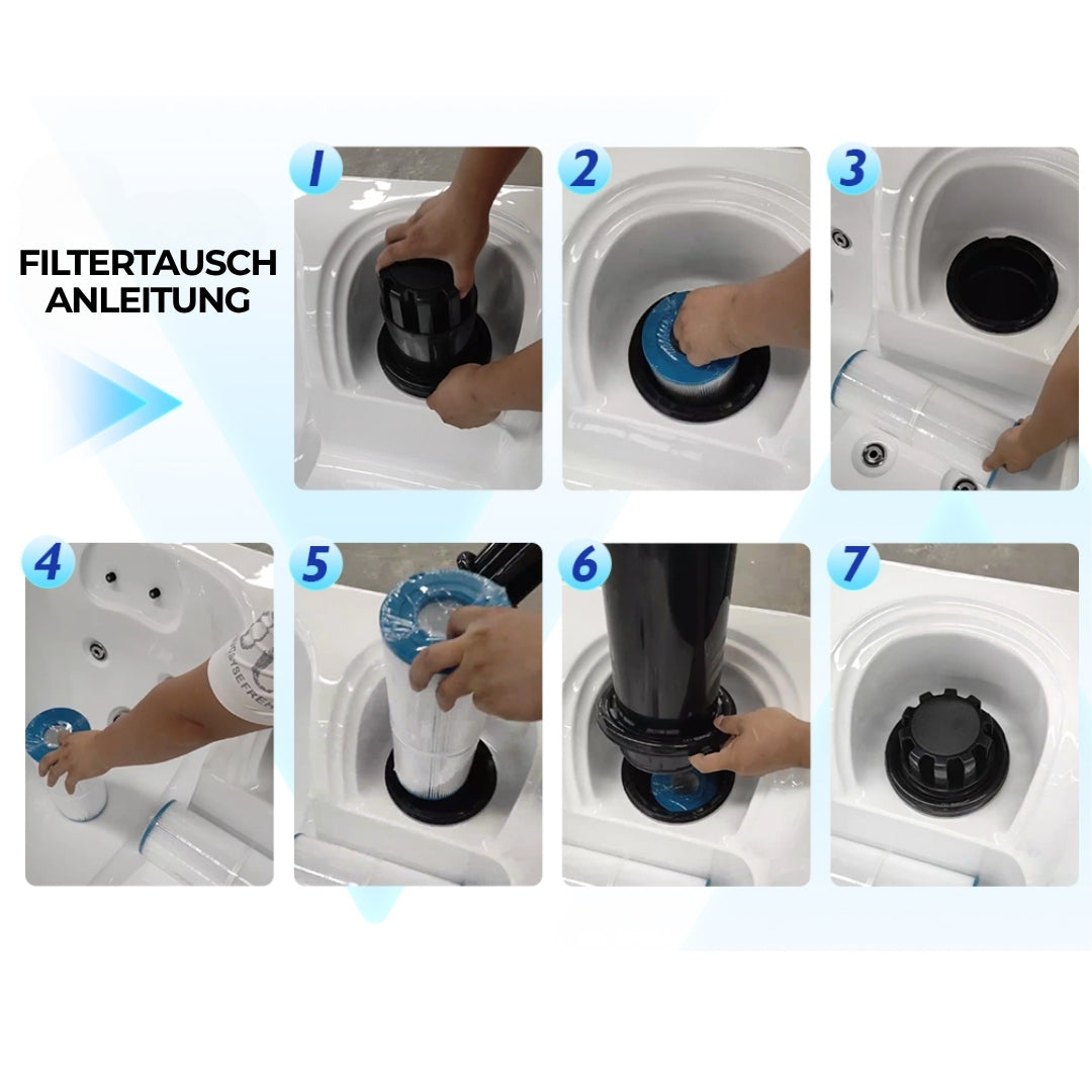 Whirlpool replacement water filter cartridge for SPA12,SPA13,SPA14,SPA15