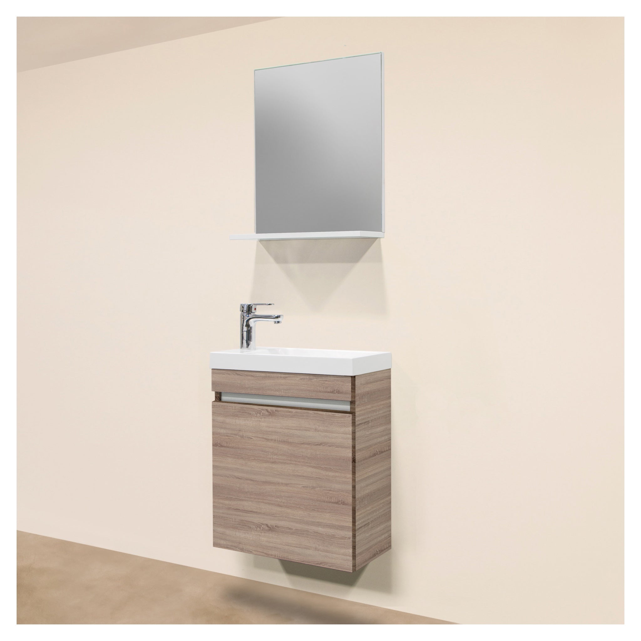 Conjunto mueble de baño NORA 48 ROBLE