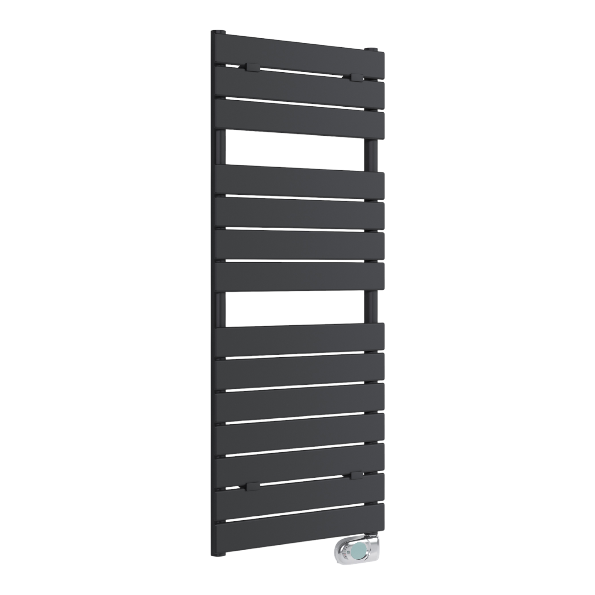 Design radiator E-Pisa, matt black, 1213 x 500 mm