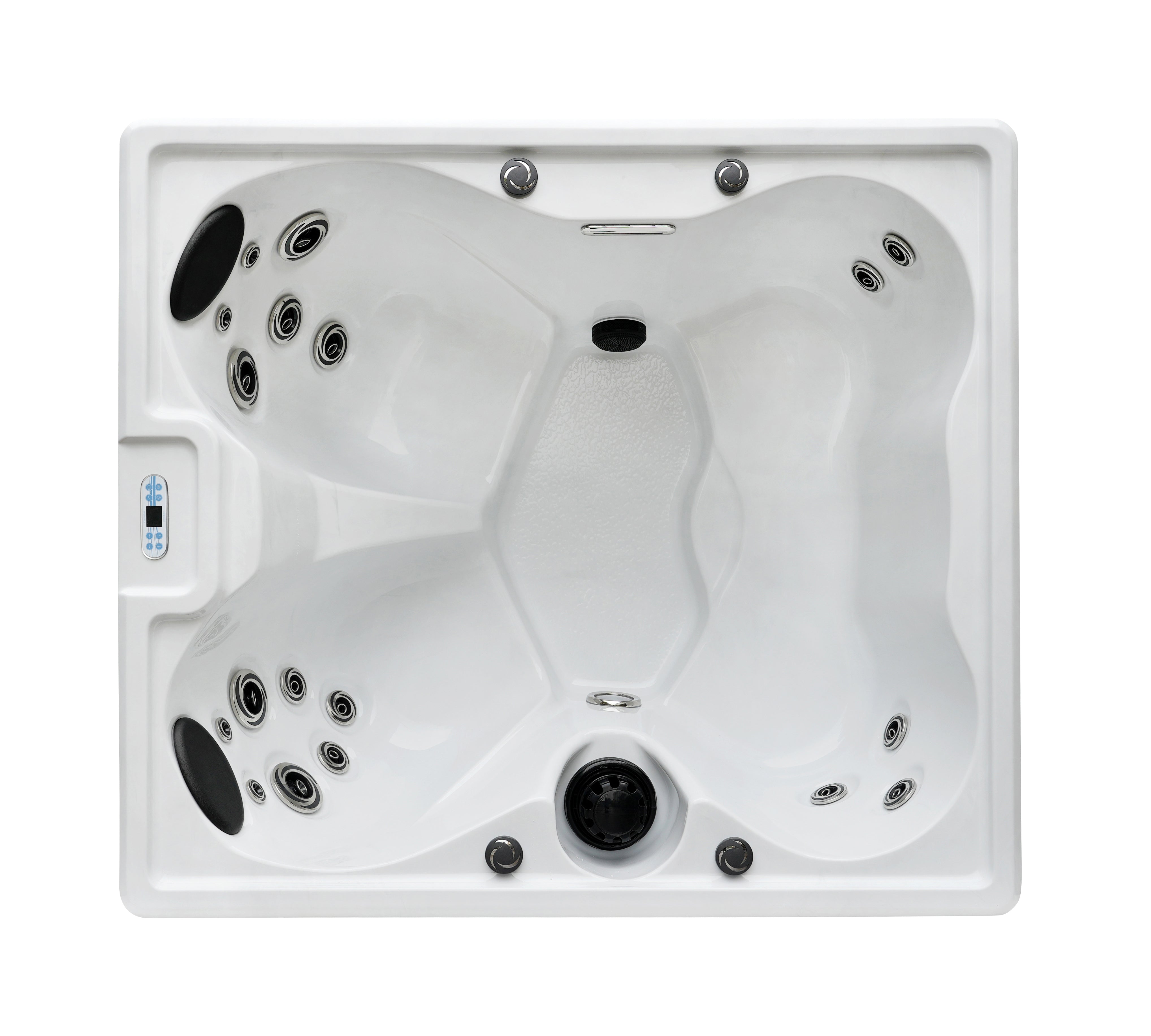 Outdoor whirlpool Modena Blue including cover - 205 x 130 x 70 cm