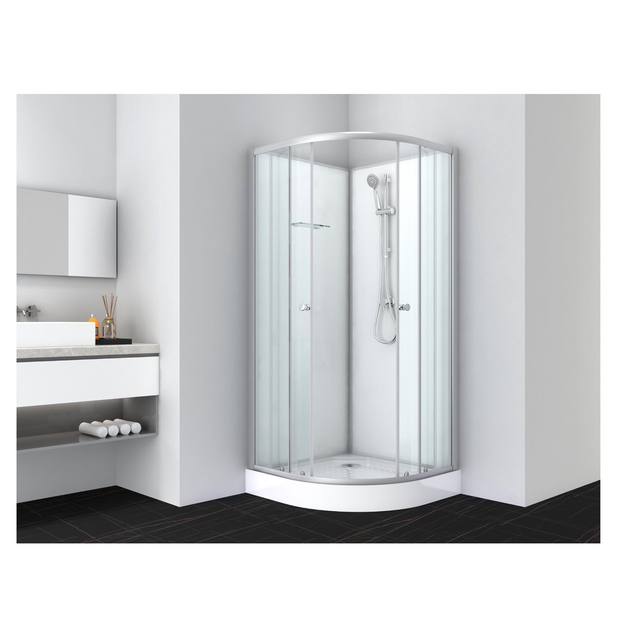 Complete shower cubicle OCEAN 80x80x203 cm