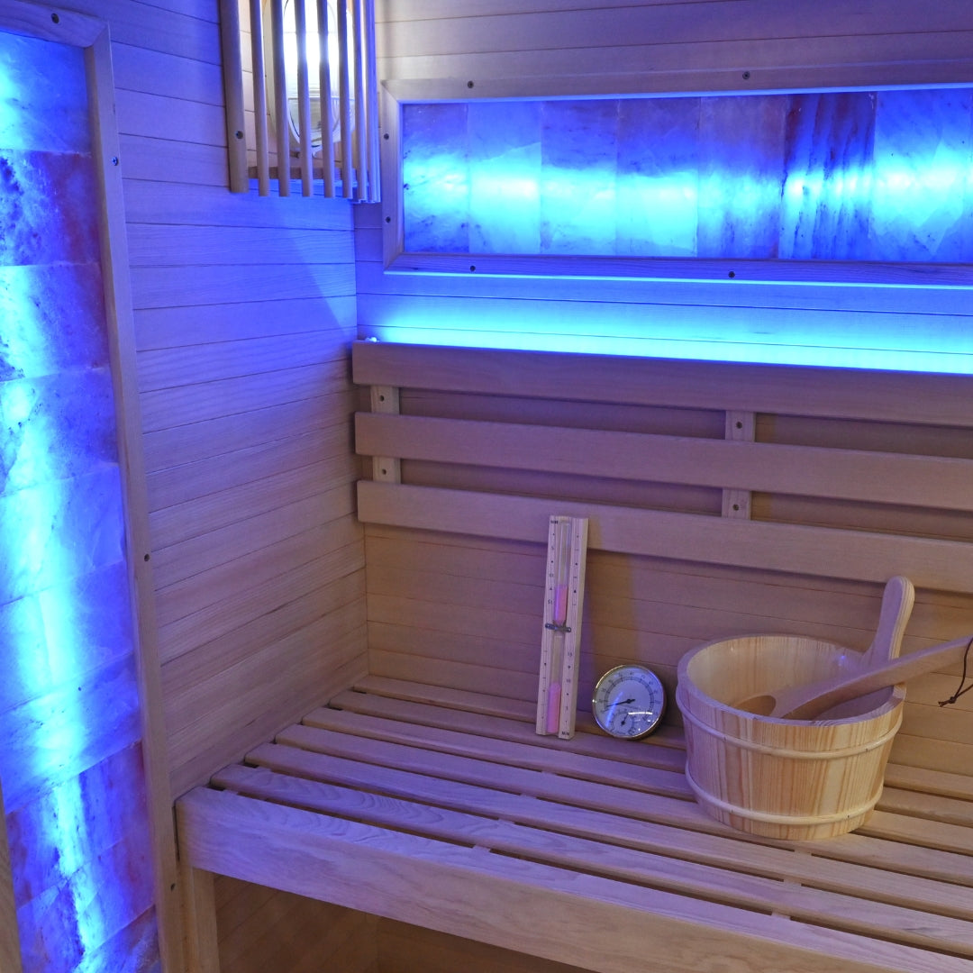 Sauna de piedra salina LUXOR 1 | para 2 personas