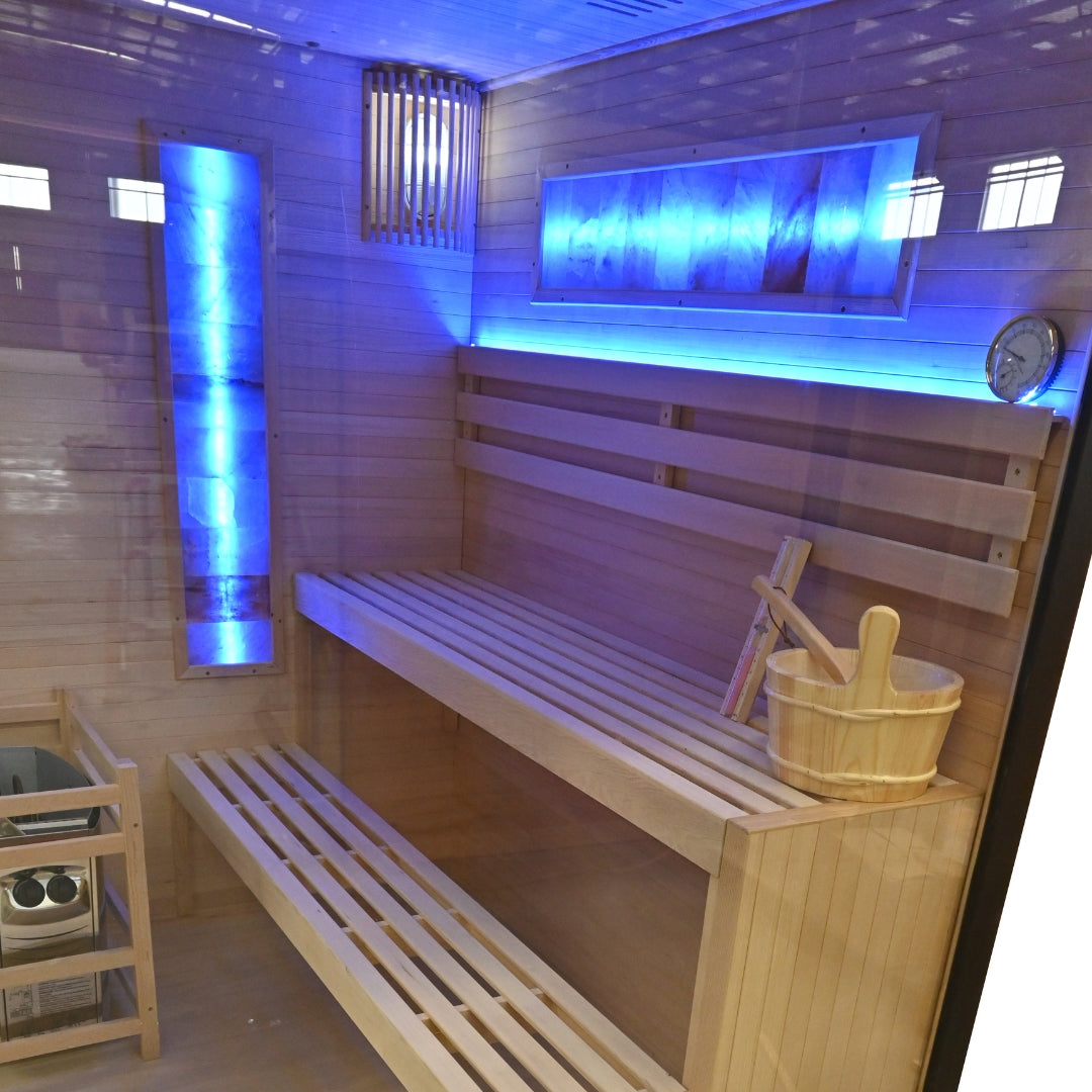 Sauna de piedra salina LUXOR 1 | para 2 personas