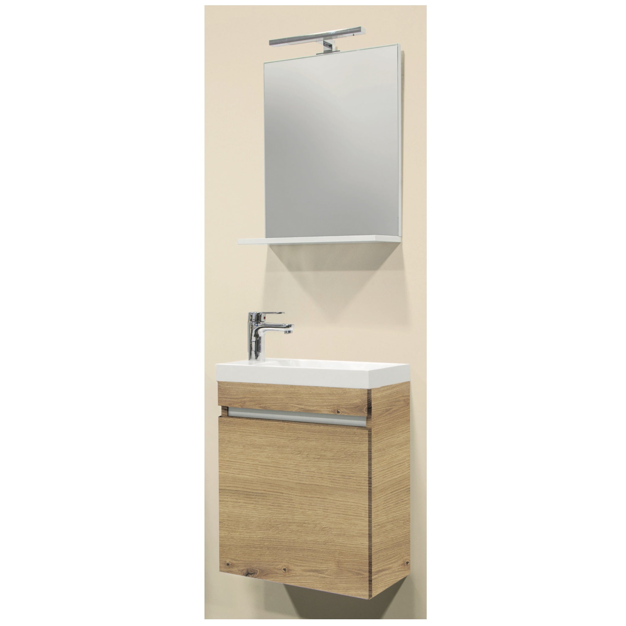 Conjunto mueble de baño NORA 48 ROBLE ANTIGUO