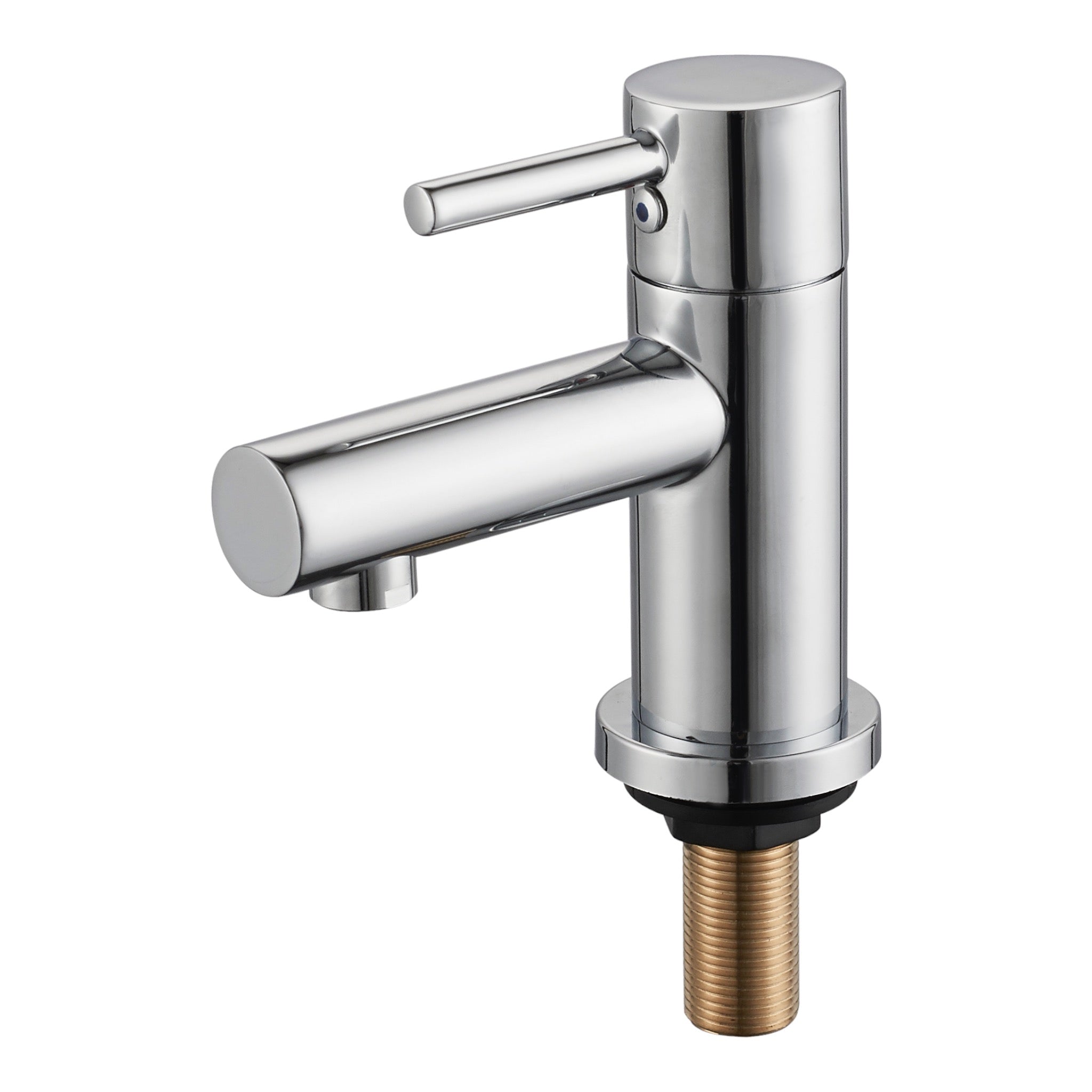 Single lever washbasin faucet chrome