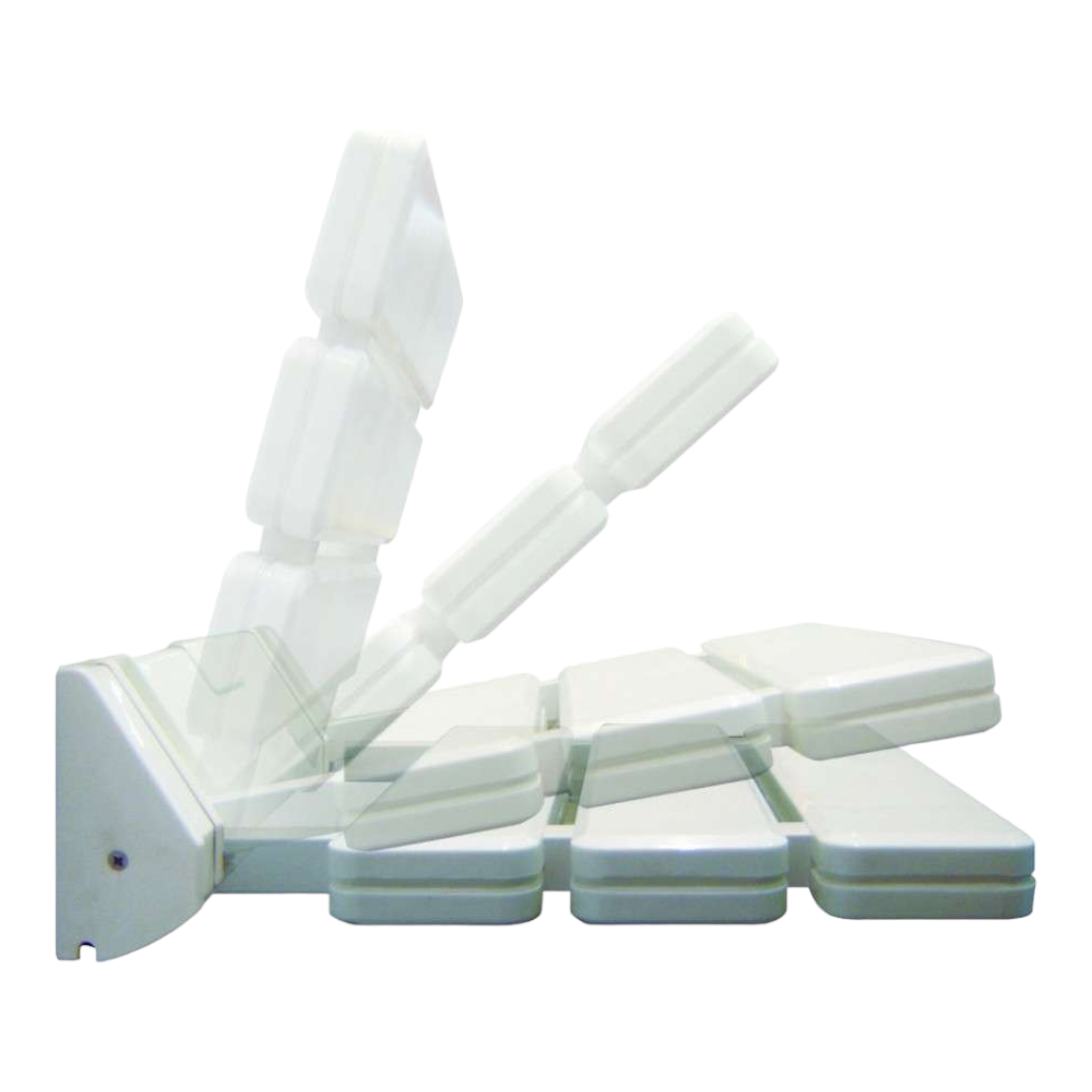 Foldable shower seat white
