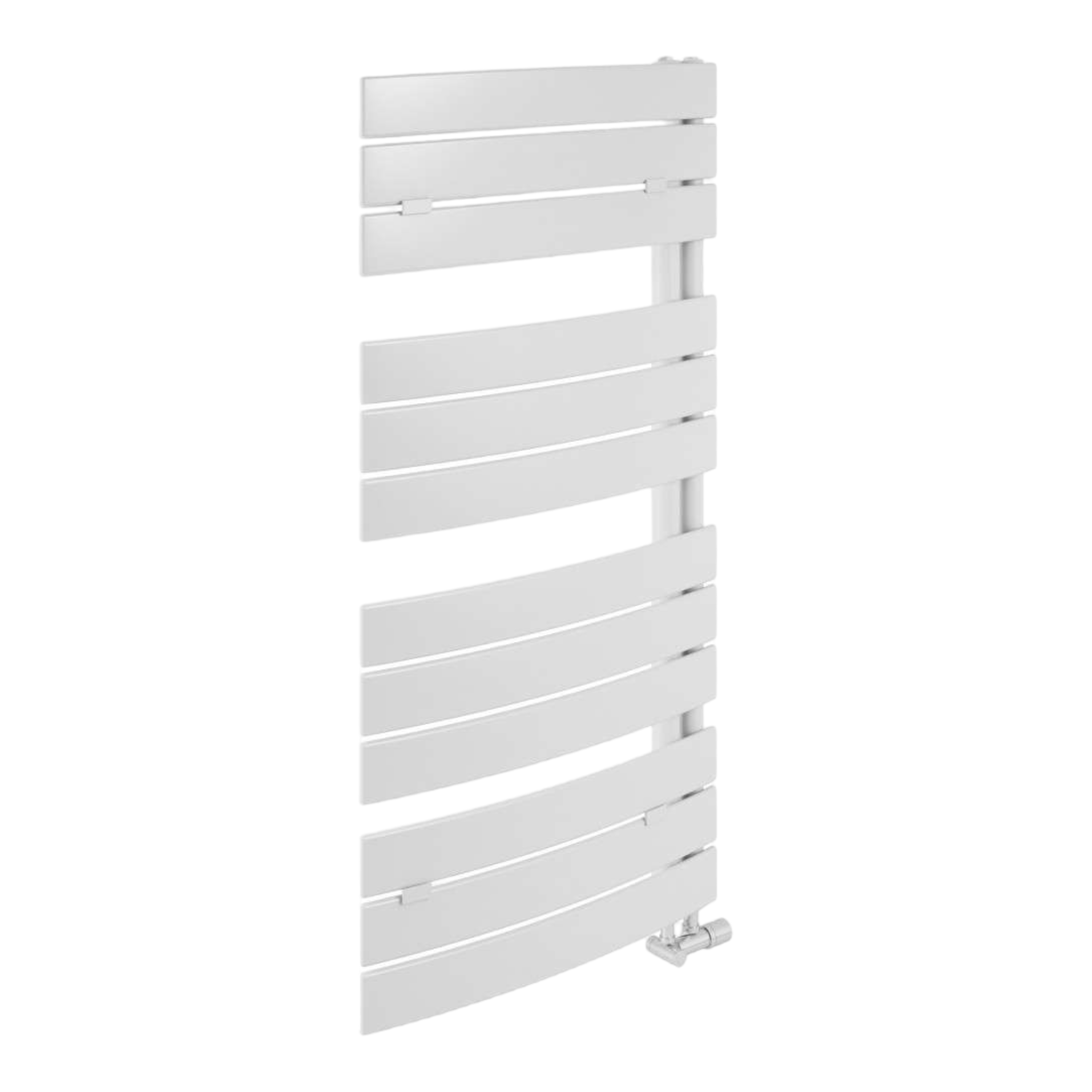 Radiador de diseño Salzburg blanco curvo 108 x 55 cm