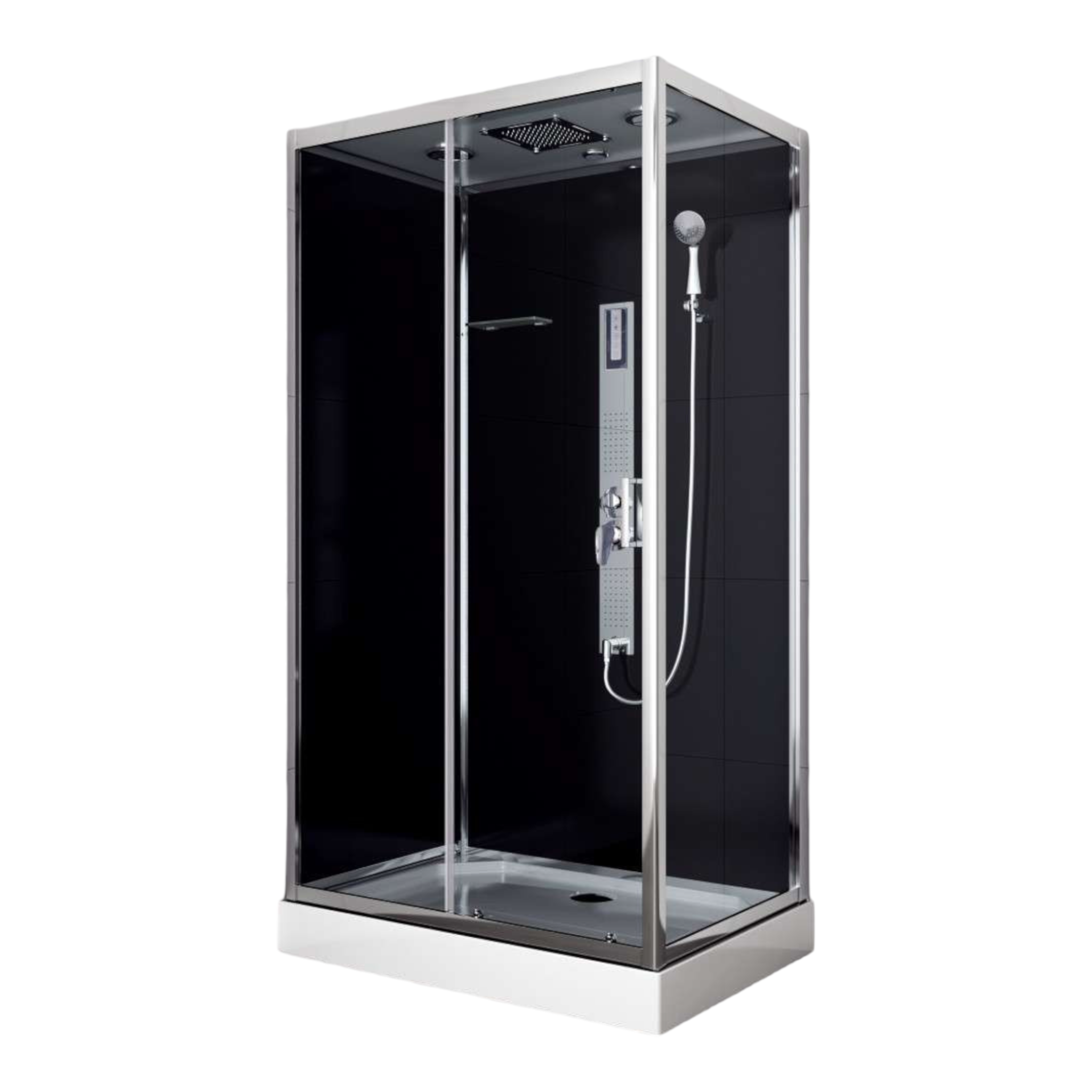 Complete shower cubicle TREND 3 - with quick assembly 80 x 120 x 215 cm