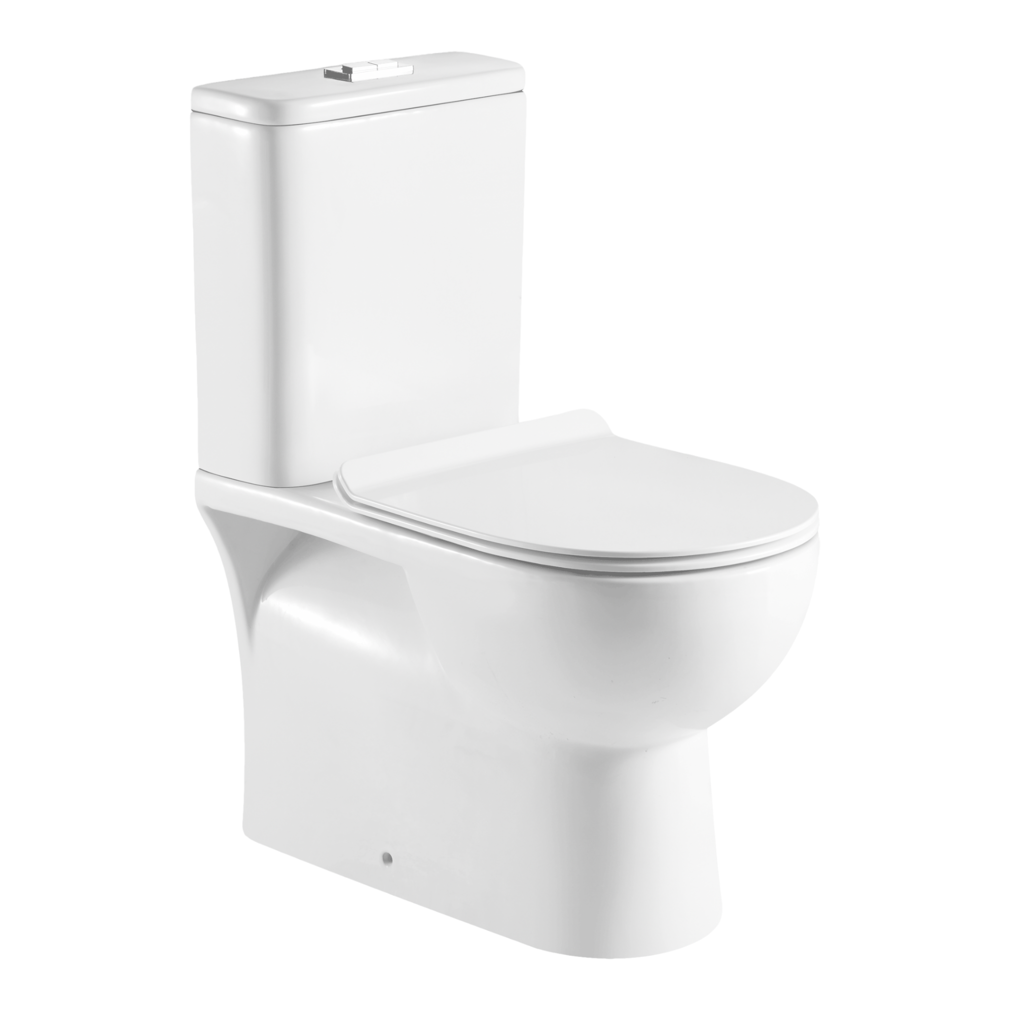 Monobloque de inodoro sin borde MONO que incluye asiento de inodoro