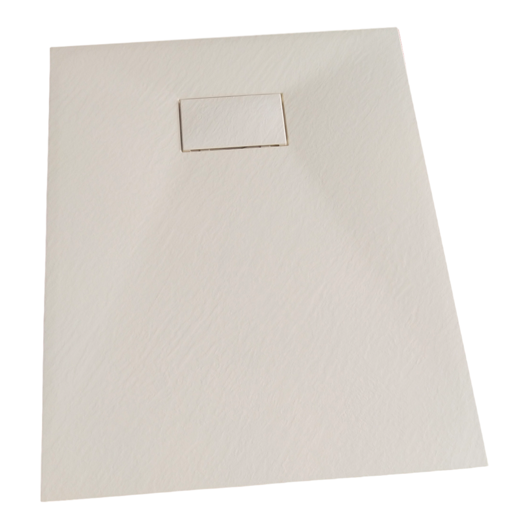 SMC Brausetasse 120x90 cm | Weiß Steinoptik