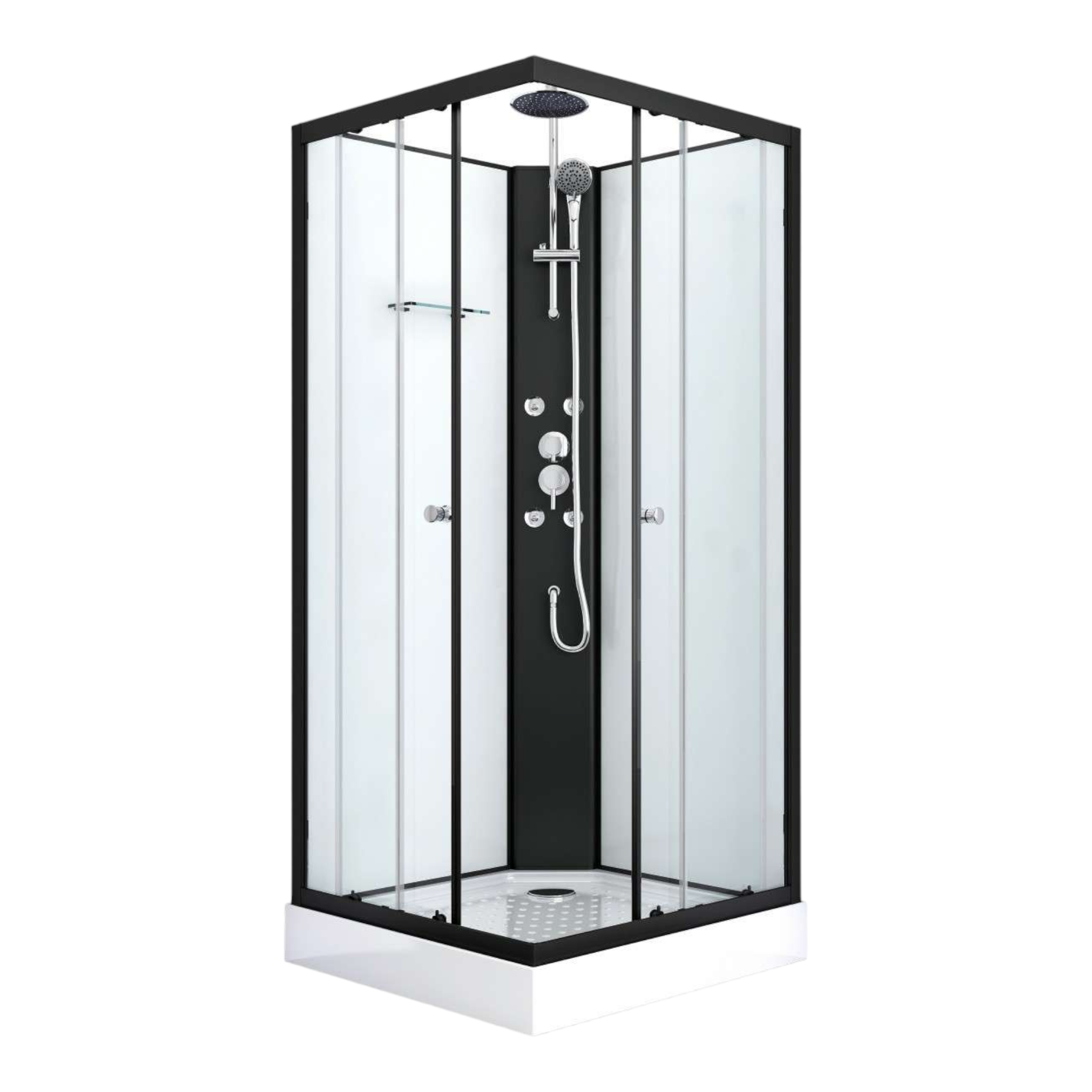 Complete shower cubicle STYLE 90x90x225 cm