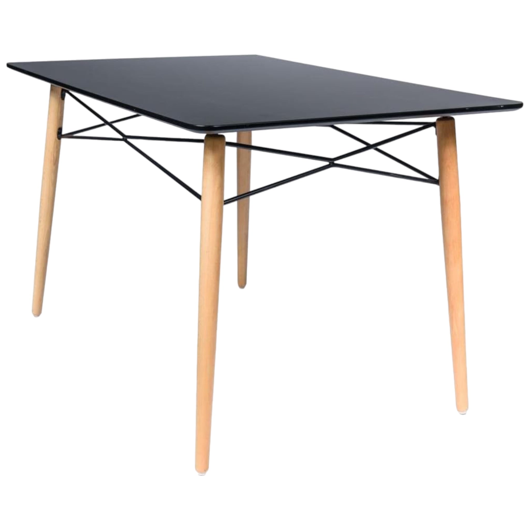 Mesa negra 120x80 cm