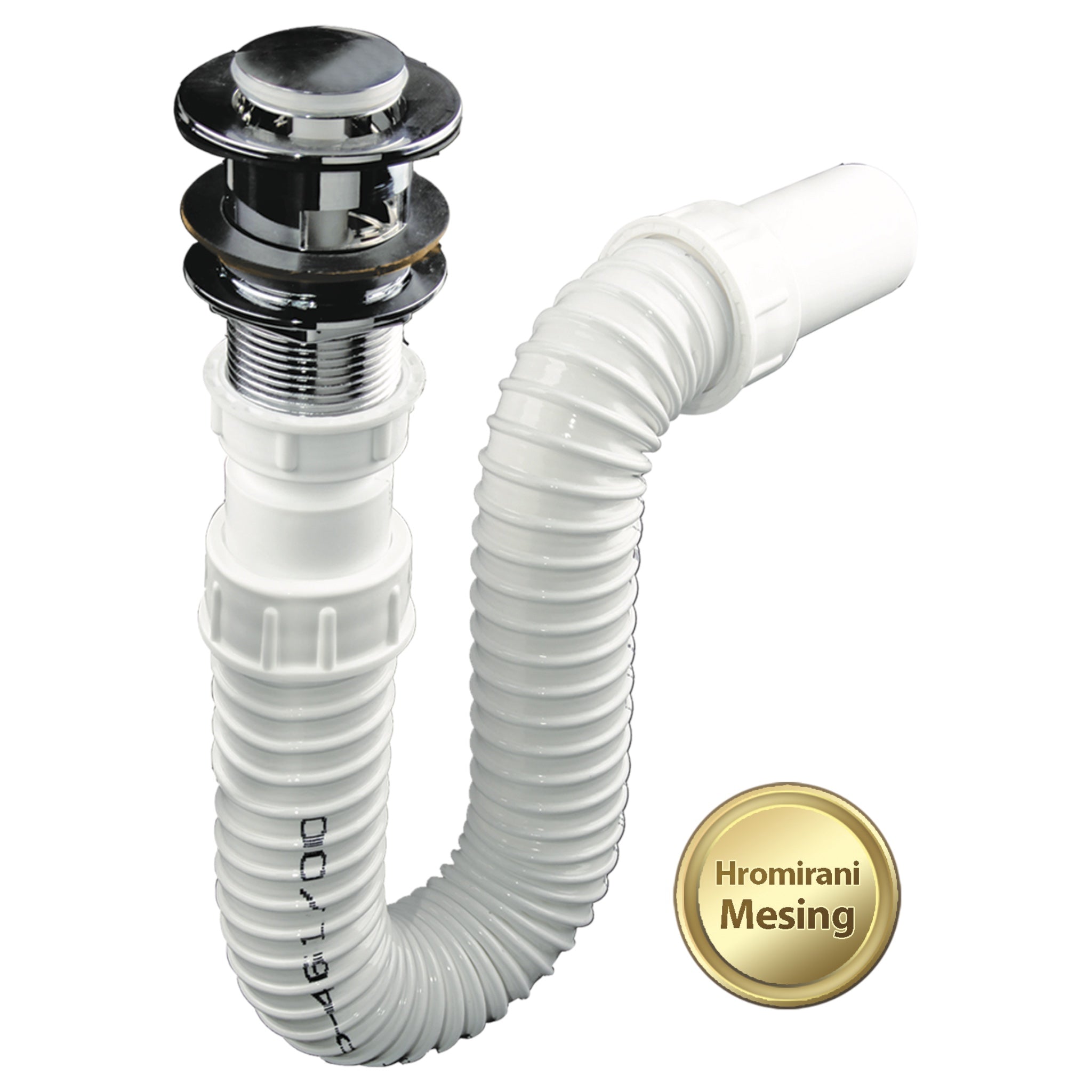 WT - siphon with click - clack siphon with overflow