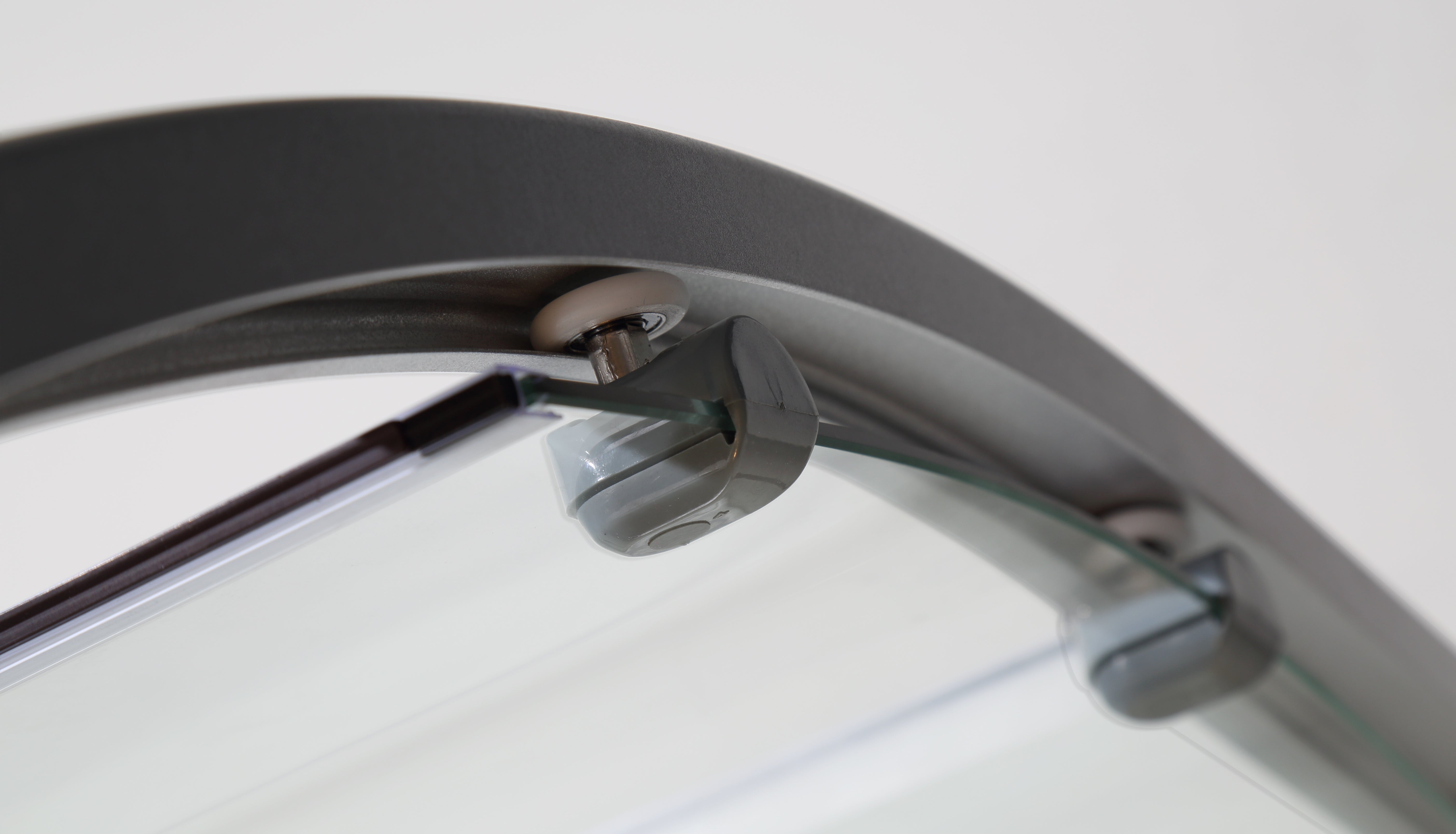 Komplettduschkabine RELAX BLACK 90x90x215 cm