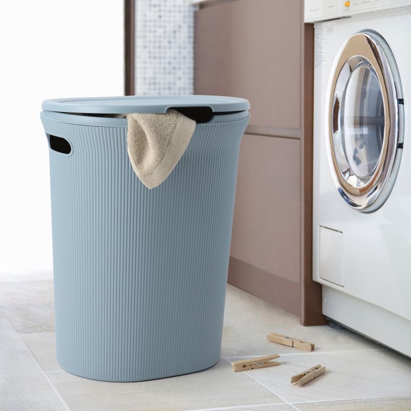 Papelera para la ropa BAOBAB Azul Niebla 40L