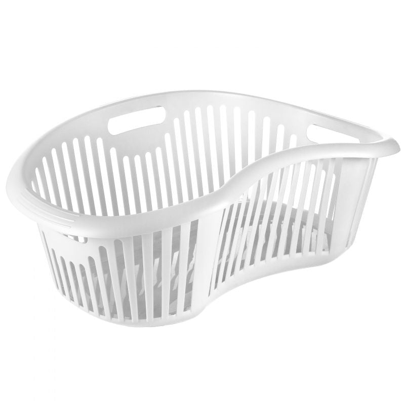 Cesto para la ropa sucia 30L blanco