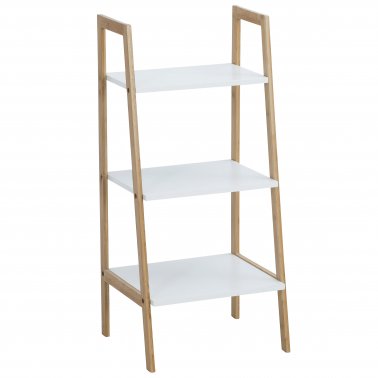 Escalera - estante de bambú