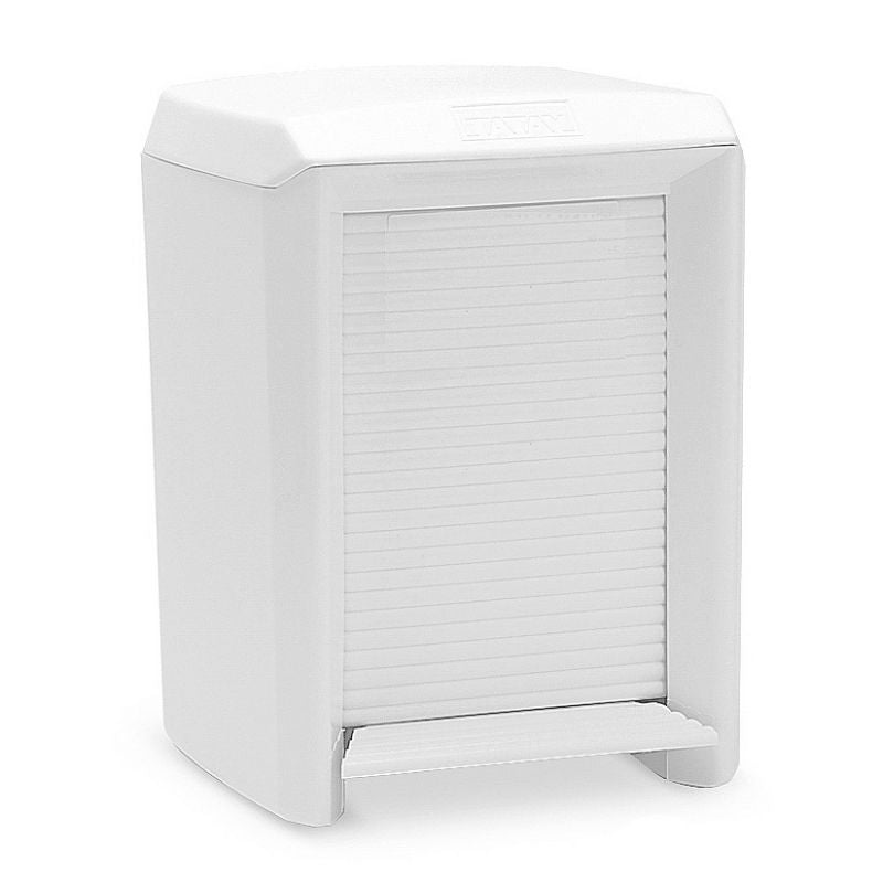 Papelera cosmética con pedal OLYMPIA blanco 7L