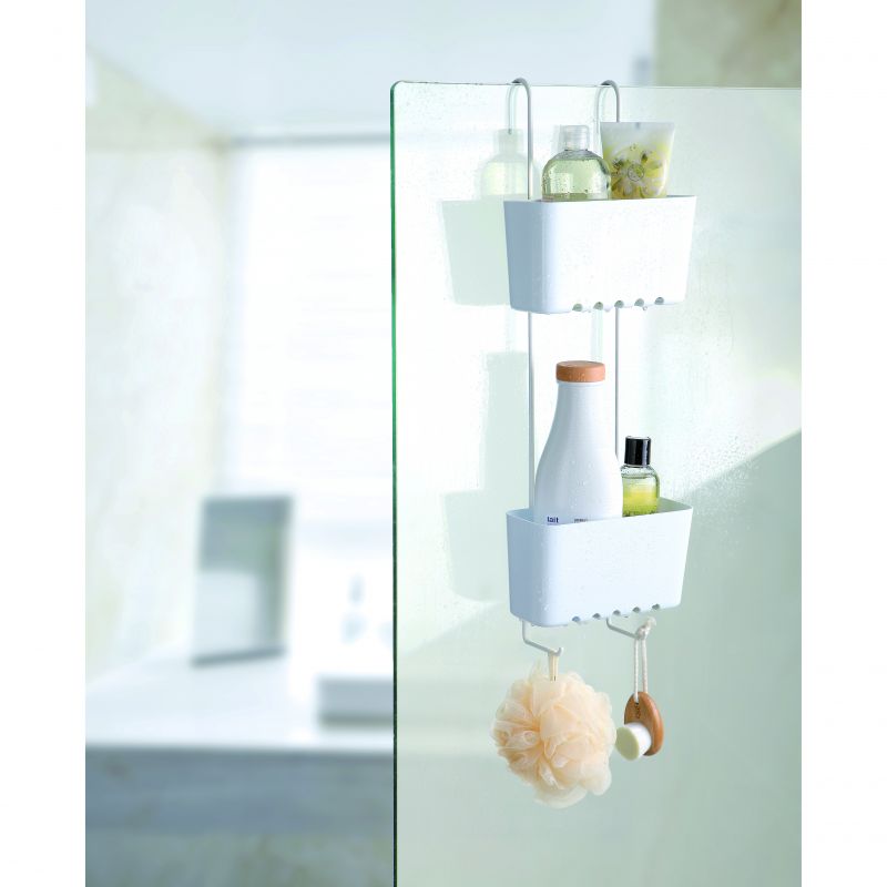 Cesta de ducha estándar DUO blanco
