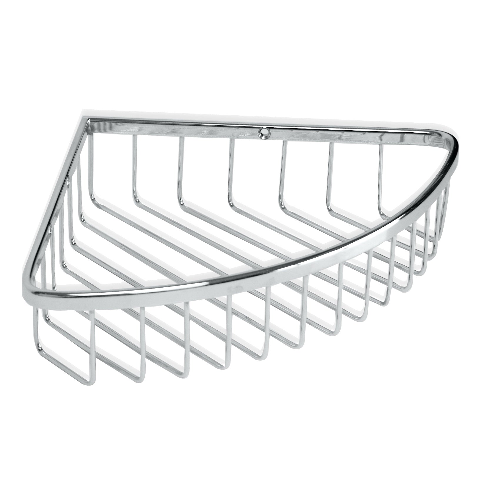 Cesta de esquina cromada