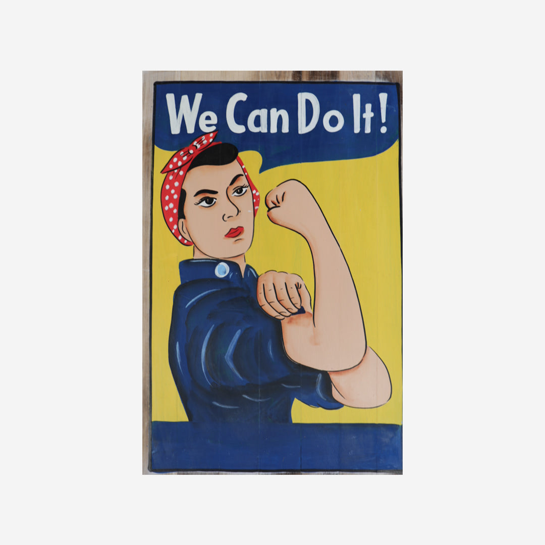 Decoración de pared Podemos hacerlo niña