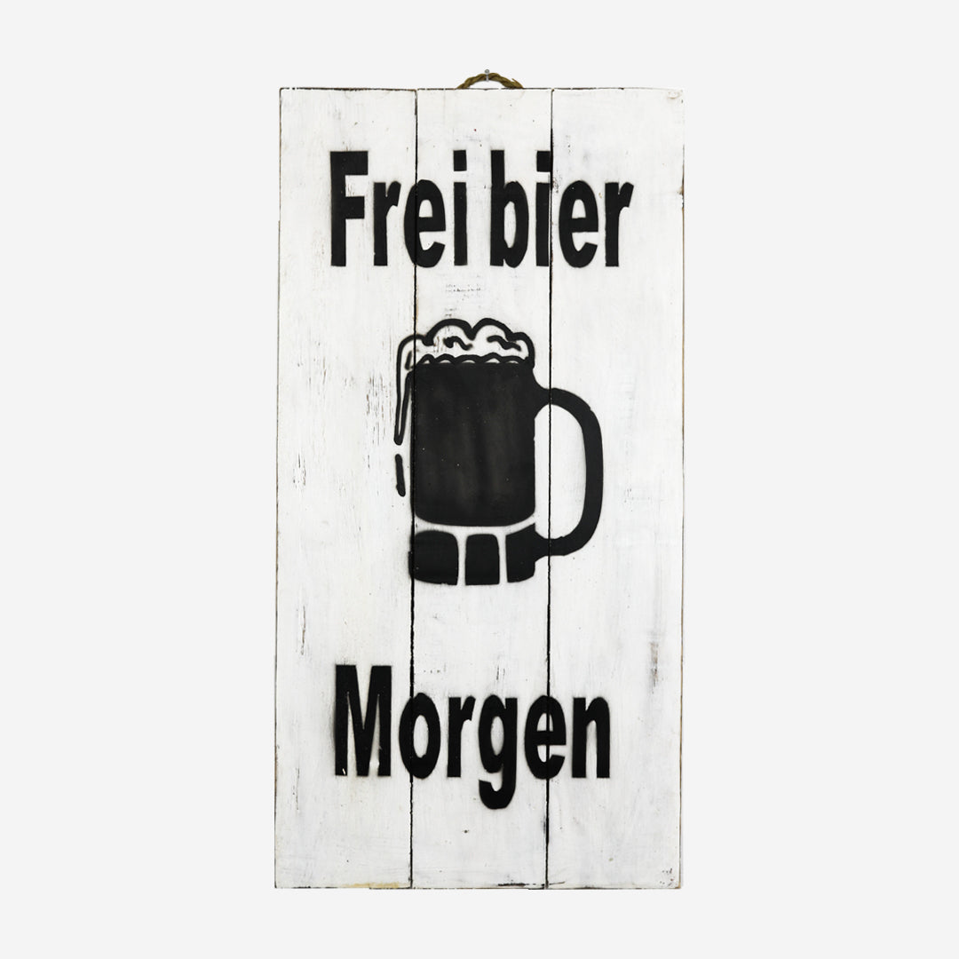 Wall decoration free beer