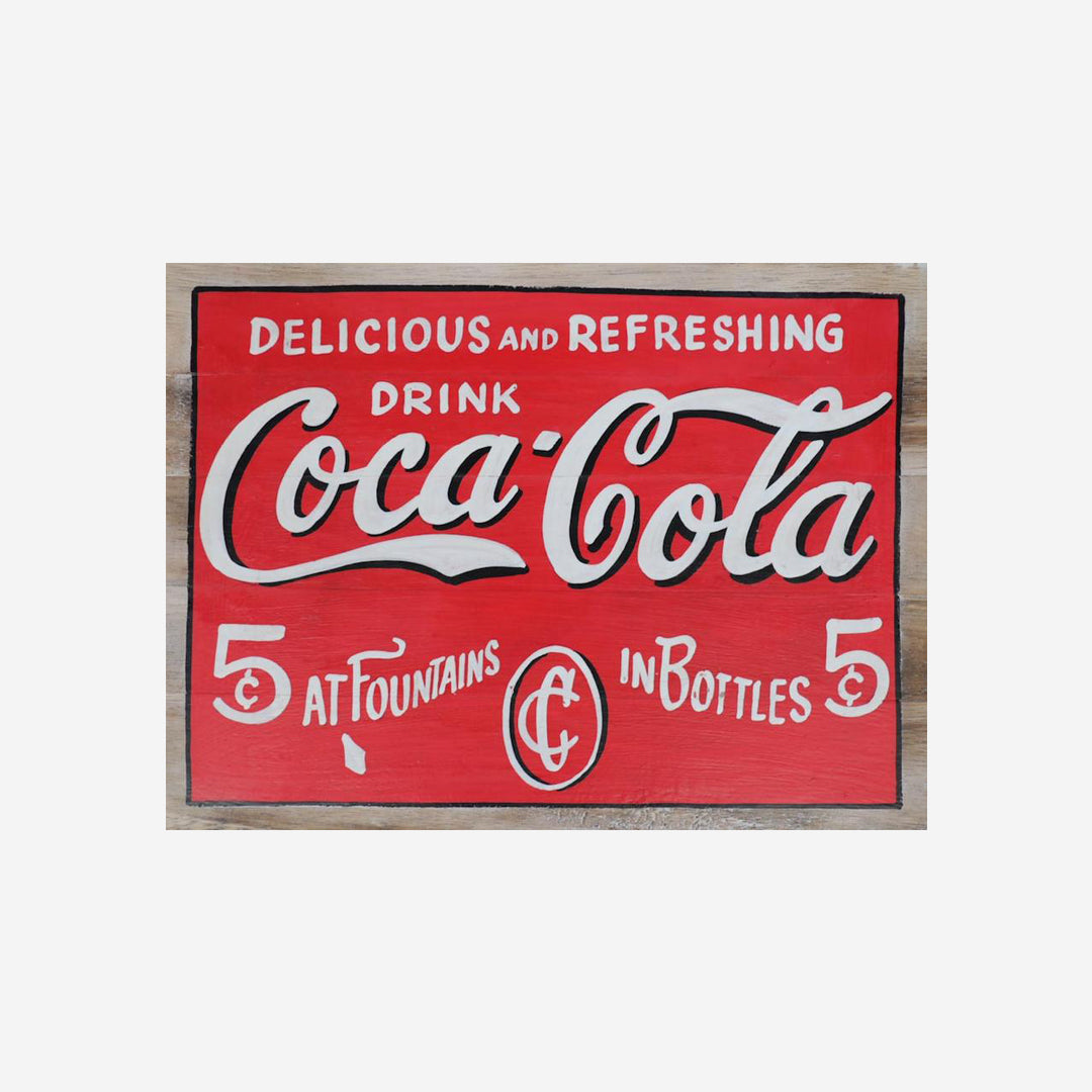 Decoración de pared Coca Cola Roja