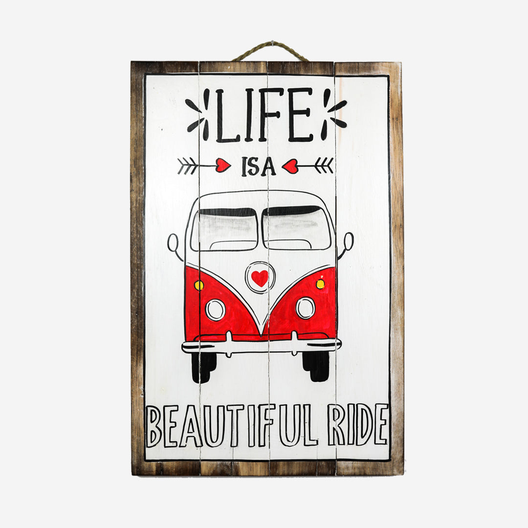 Decoración de pared La vida es un hermoso paseo.