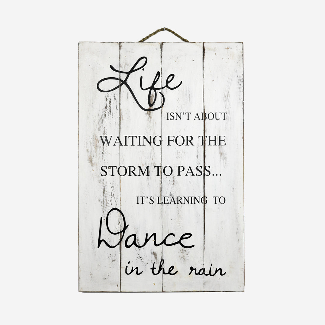Decoración de pared La vida es