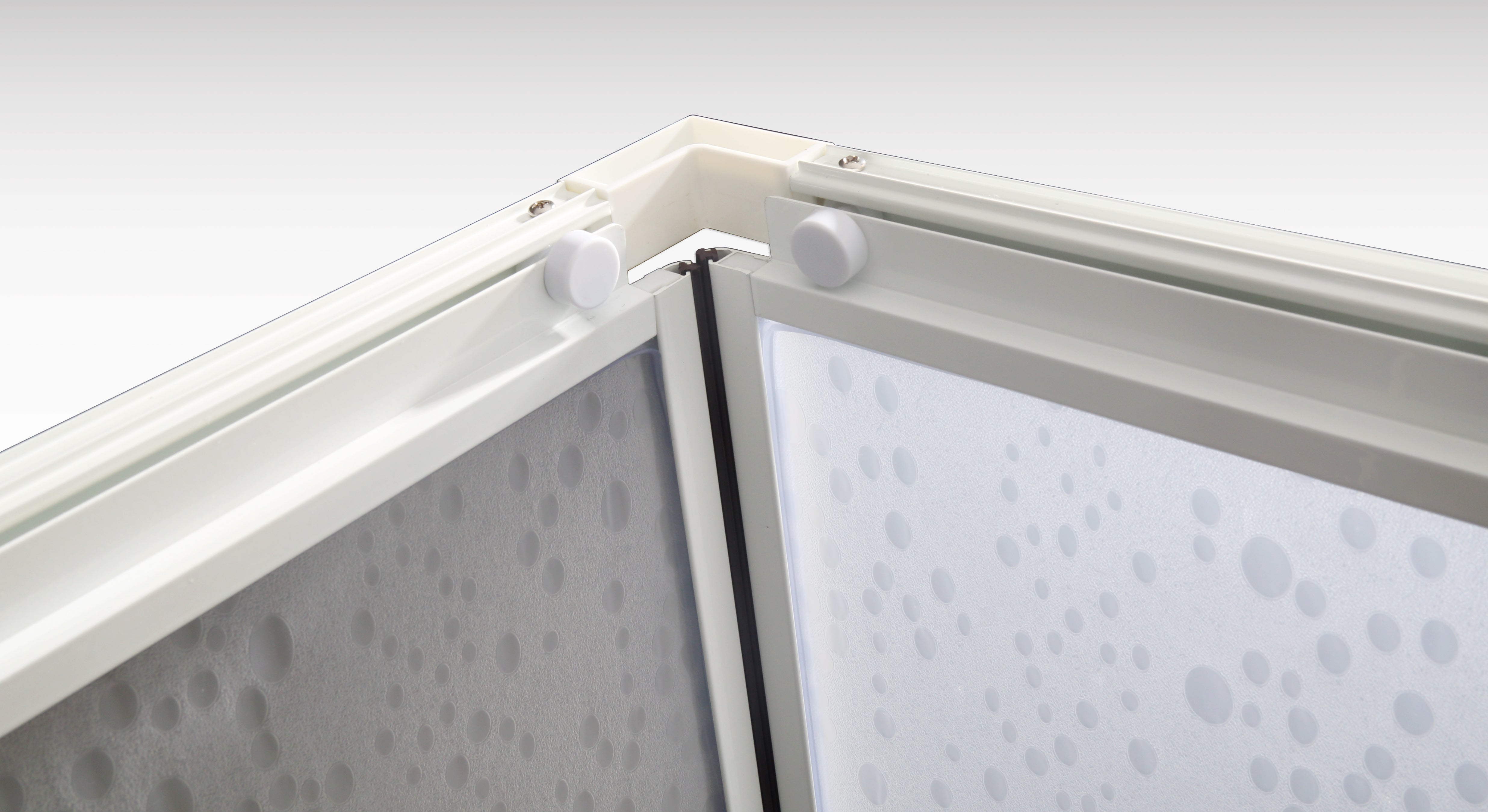 Cabina de ducha de esquina AC90W 73-88x73-88x185 cm